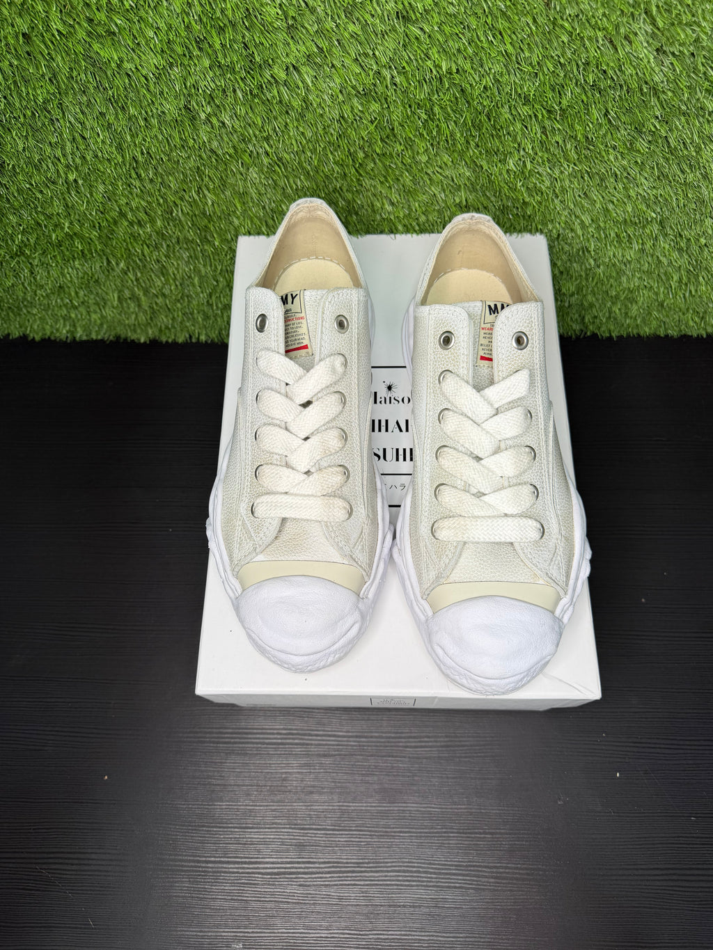 Maison Mihara Yasuhiro Hank OG SOle Brushed Shrink Leather Low