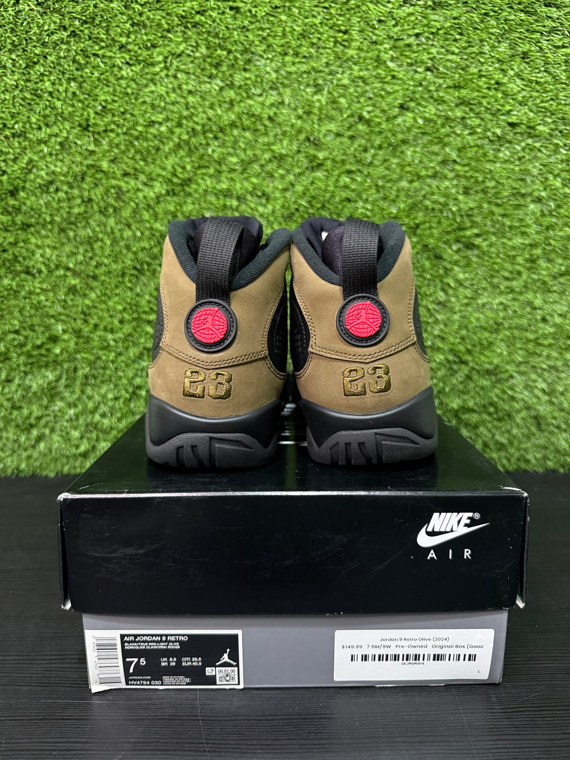 Jordan 9 Olive