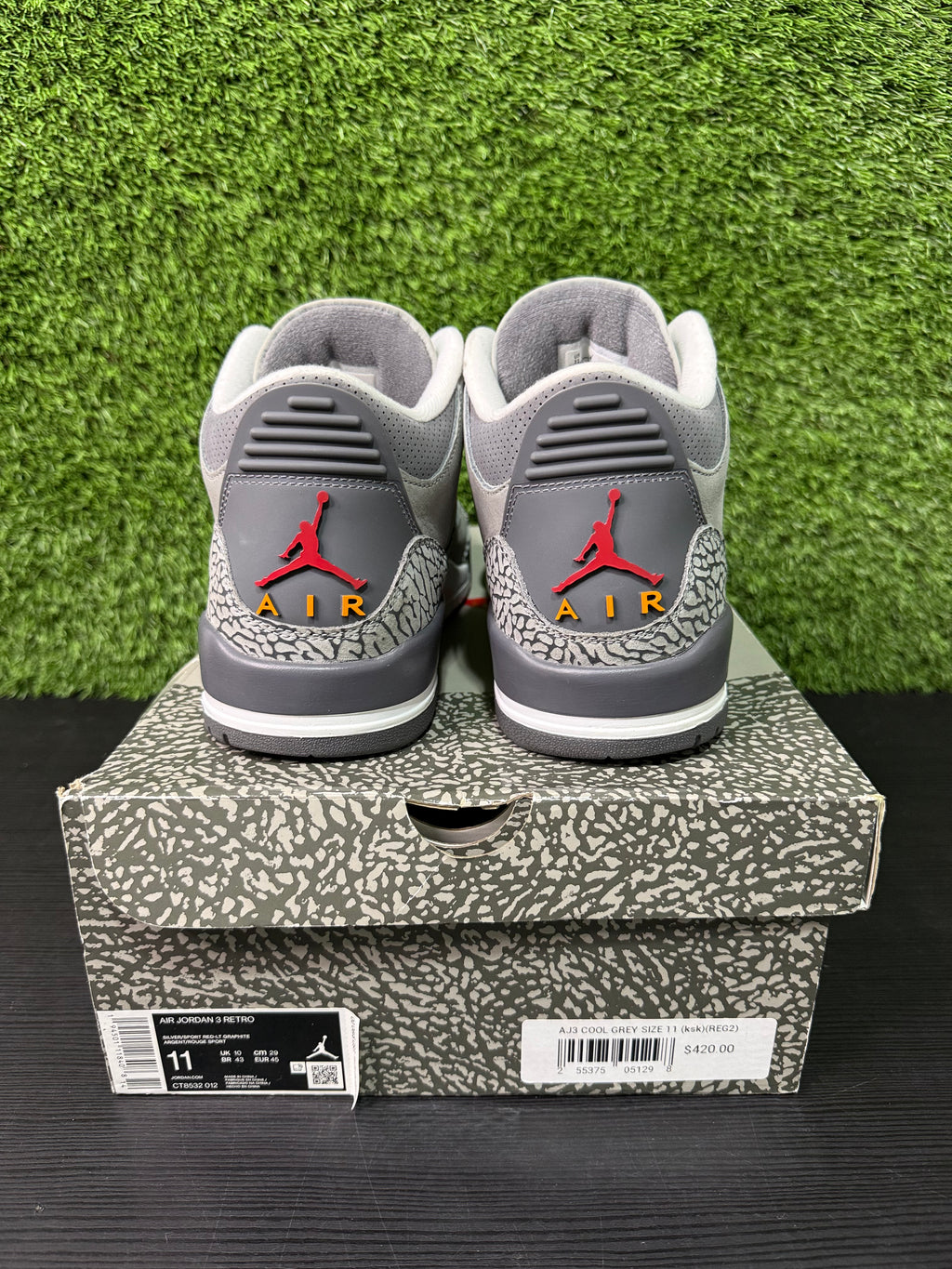 Jordan 3 Cool Grey