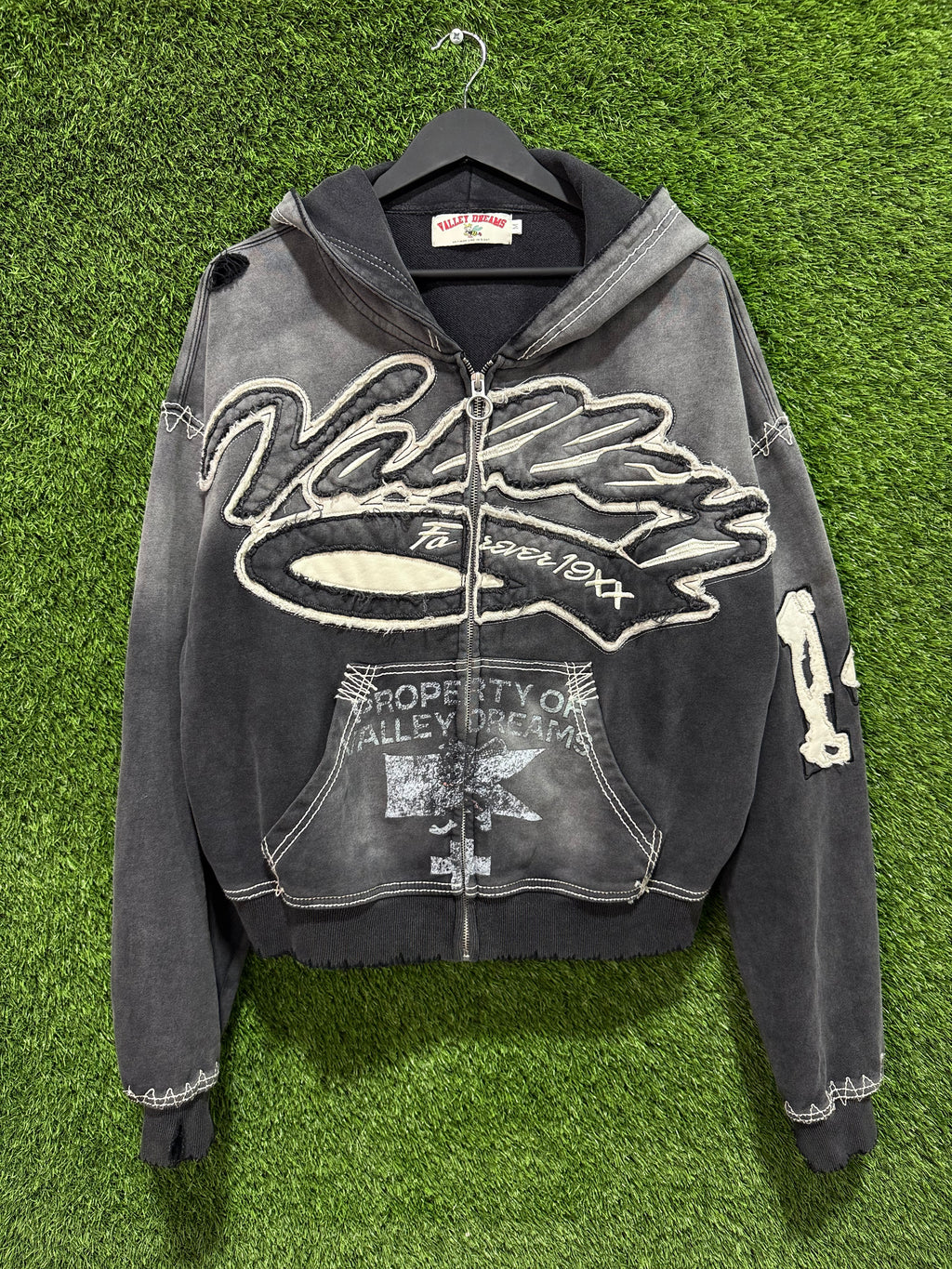 Vale Forever Religion Zip Up Black