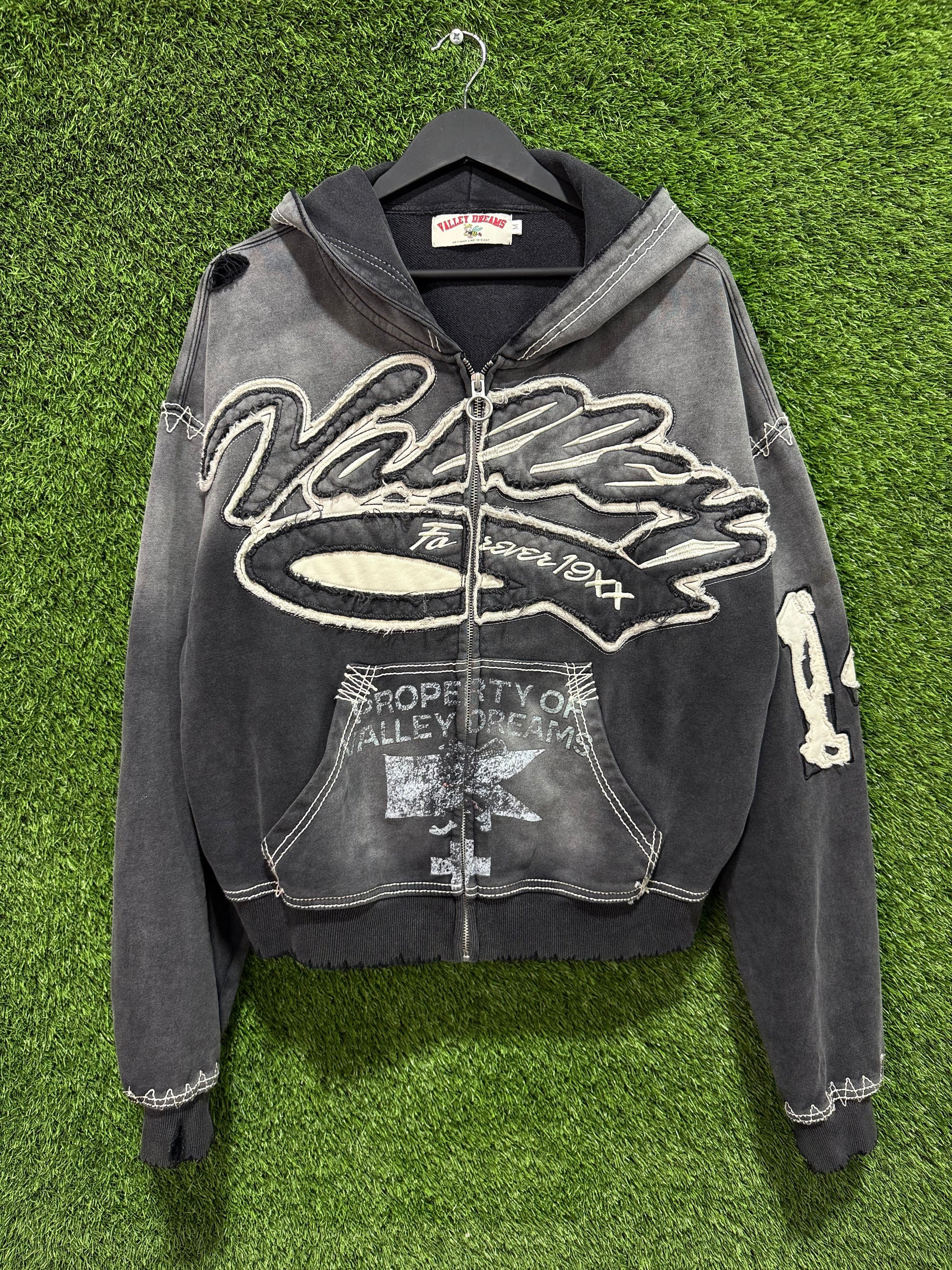 Vale Forever Religion Zip Up Black