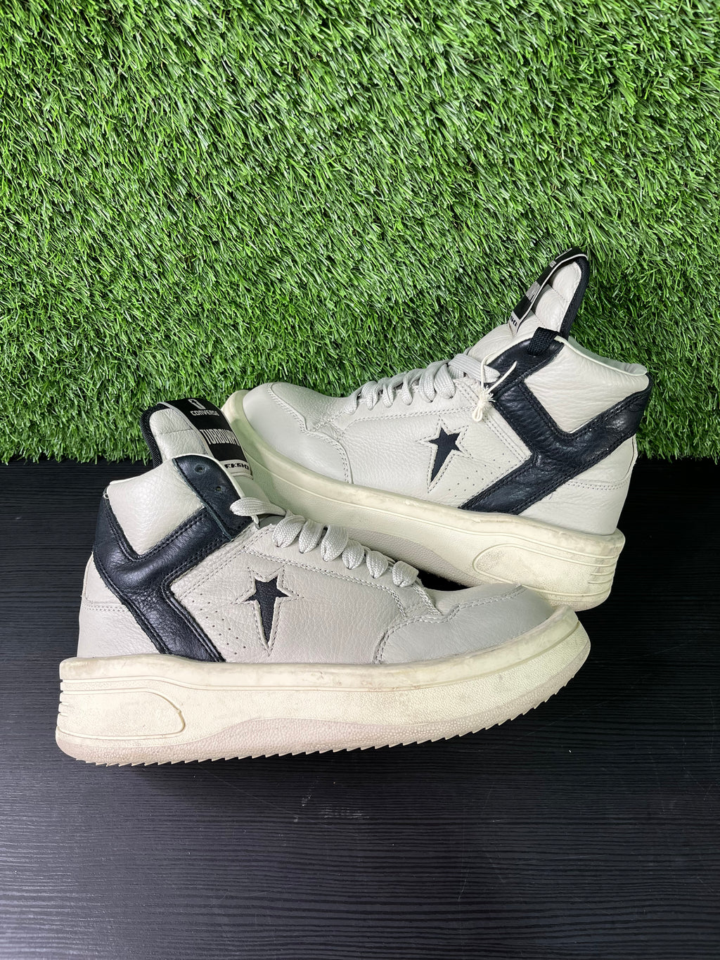 Rick Owens x DRKSHDW TURBOWPN "Oyster Black""