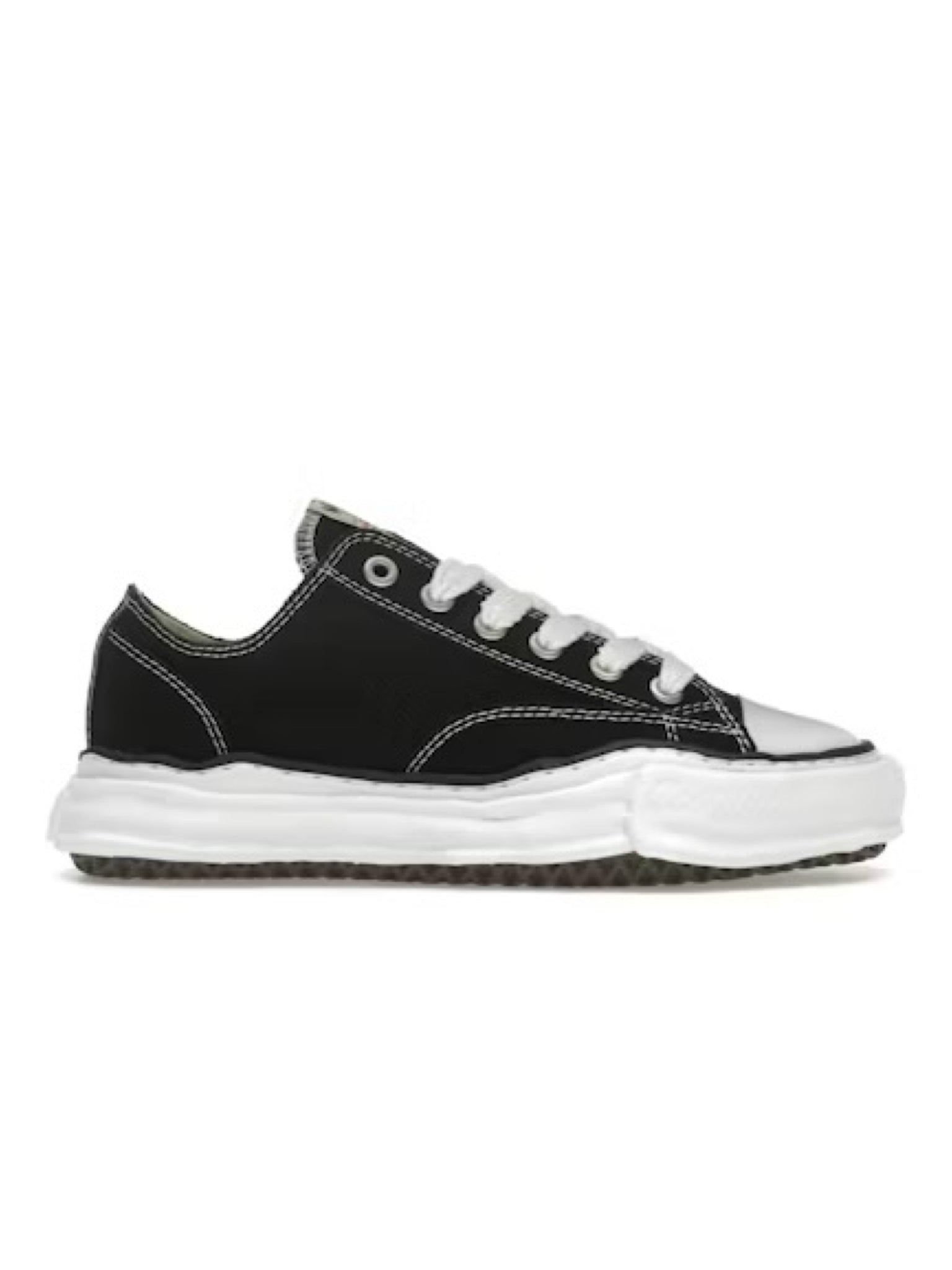 Maison Mihara Yasuhiro Peterson OG Sole Canvas Low Black