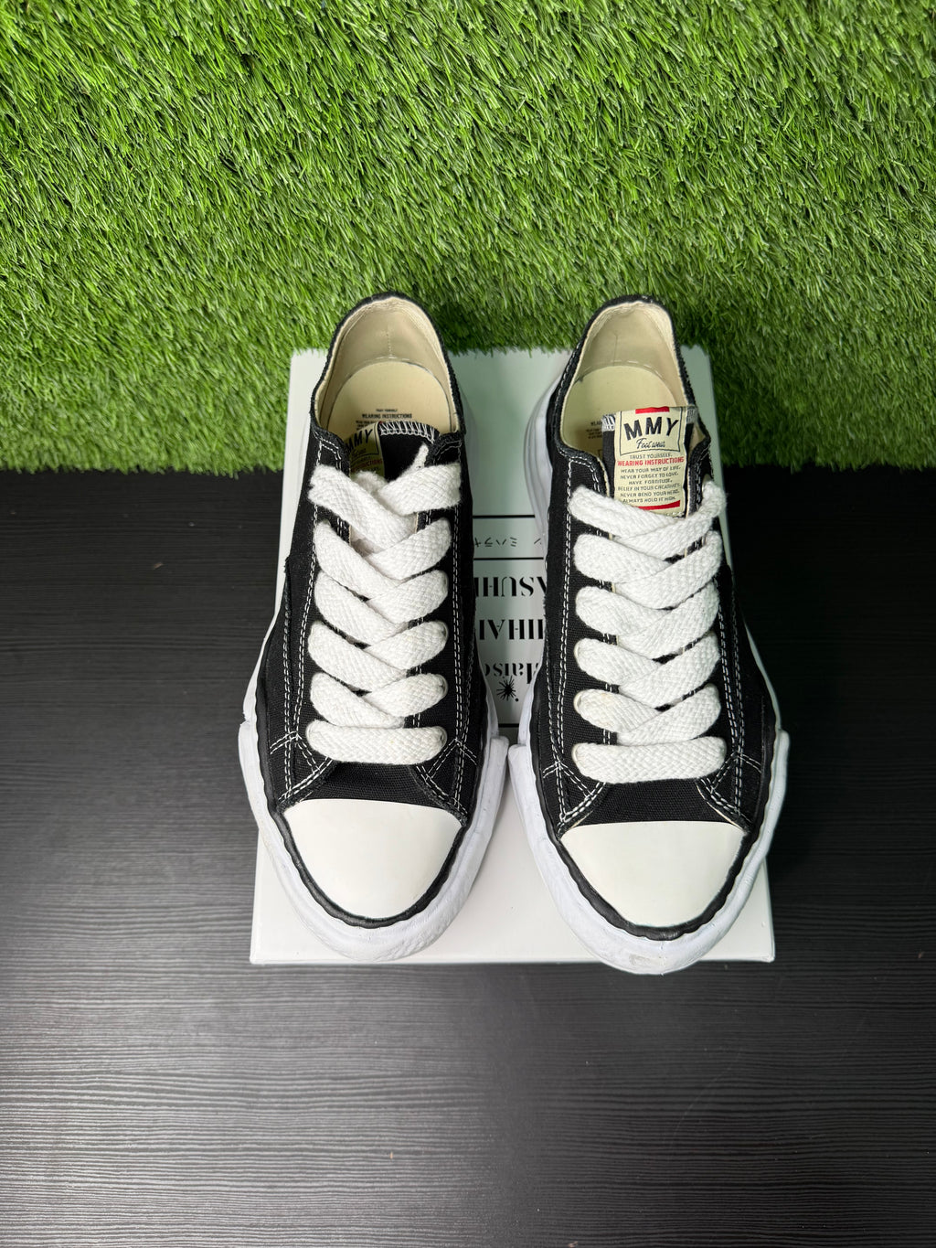 Maison Mihara Yasuhiro Peterson OG Sole Canvas Low Black