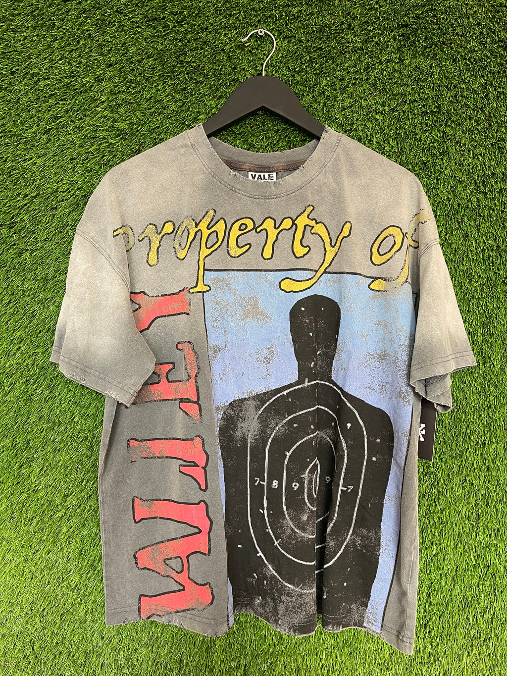 Vale Target Practice Tee Grey