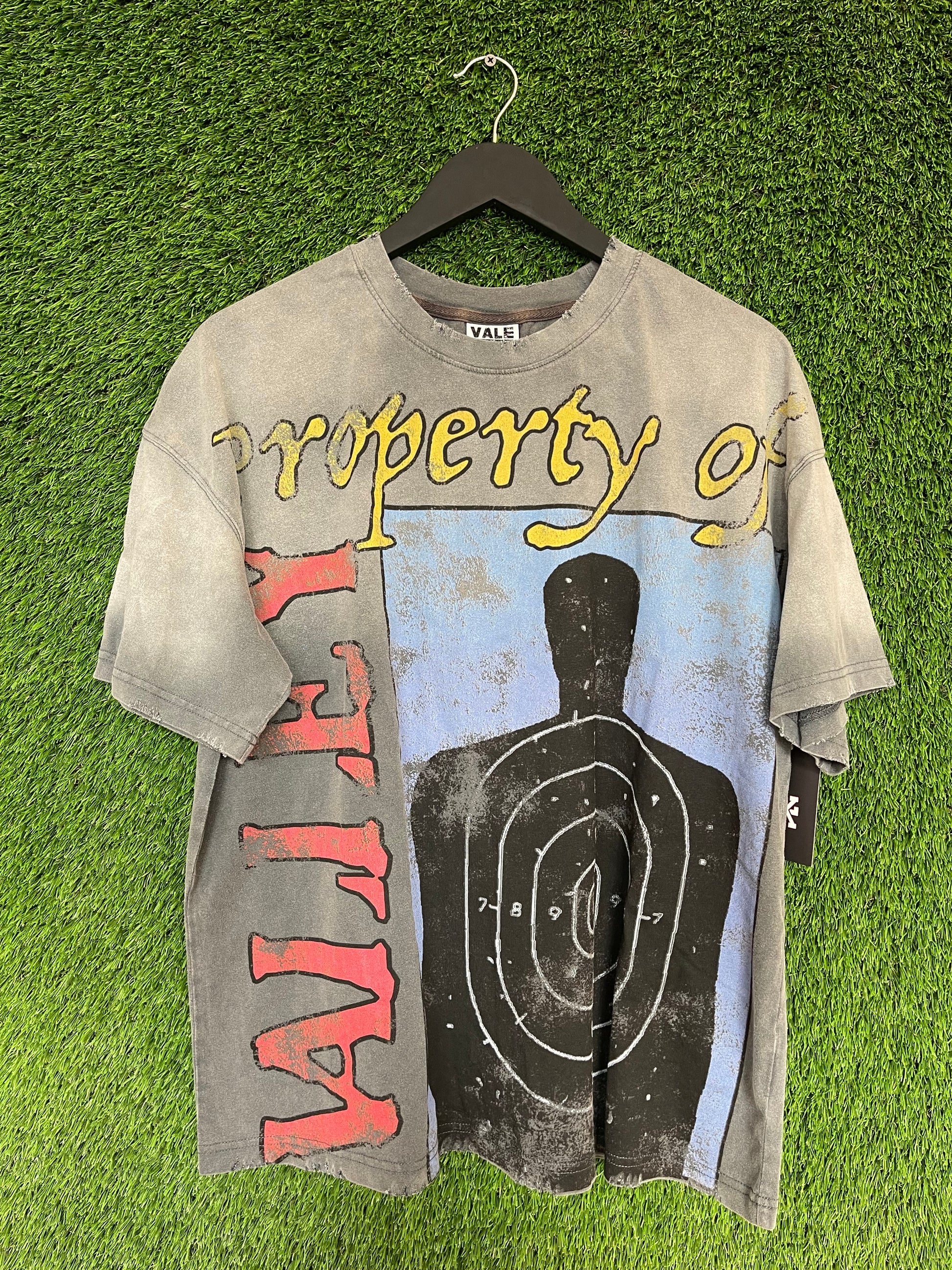 Vale Target Practice Tee Grey