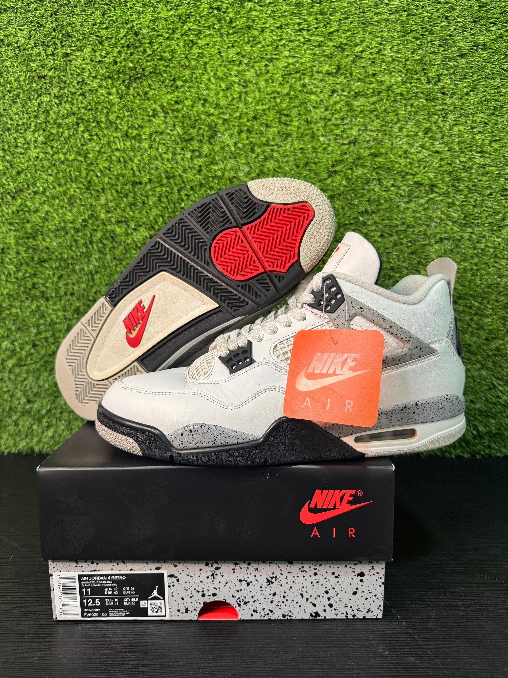 Jordan 4 Retro White Cement