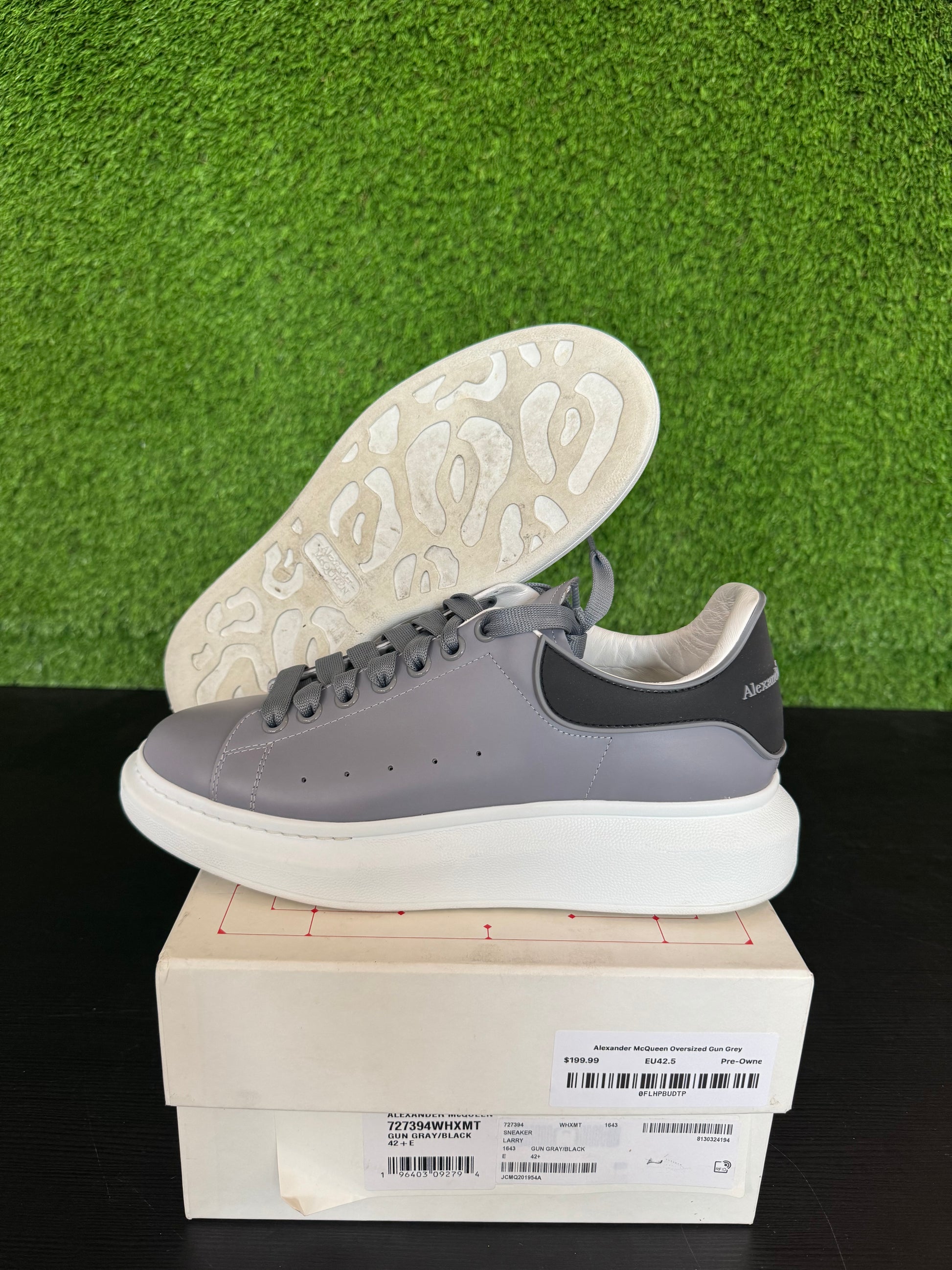 Alexander McQueen Oversized Gun Grey