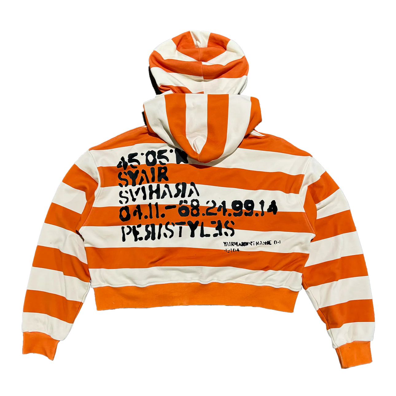 Syair sahaira "Cream sickle" prison hoodie (orange)