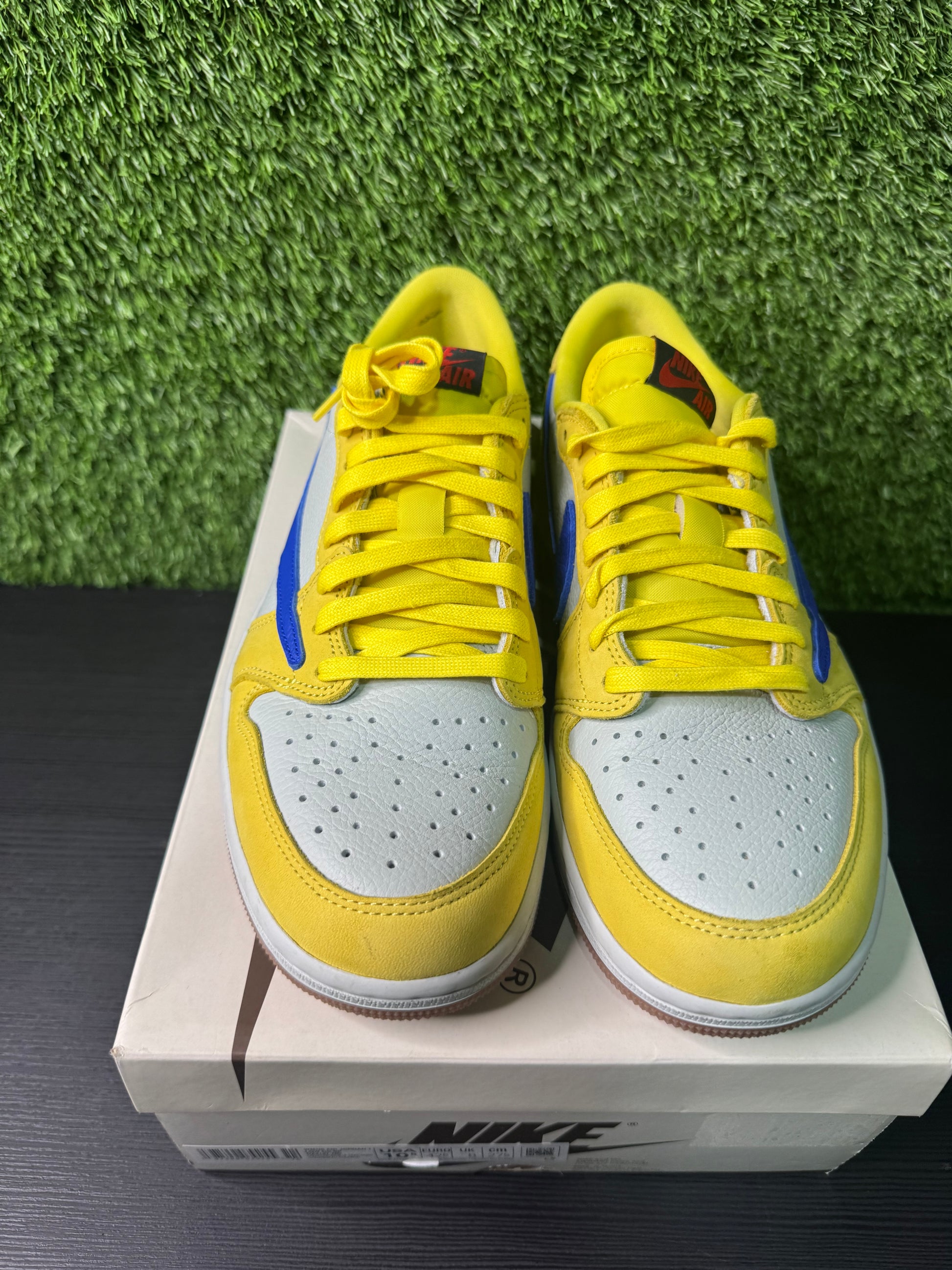 Travis Scott Jordan 1 Low Canary