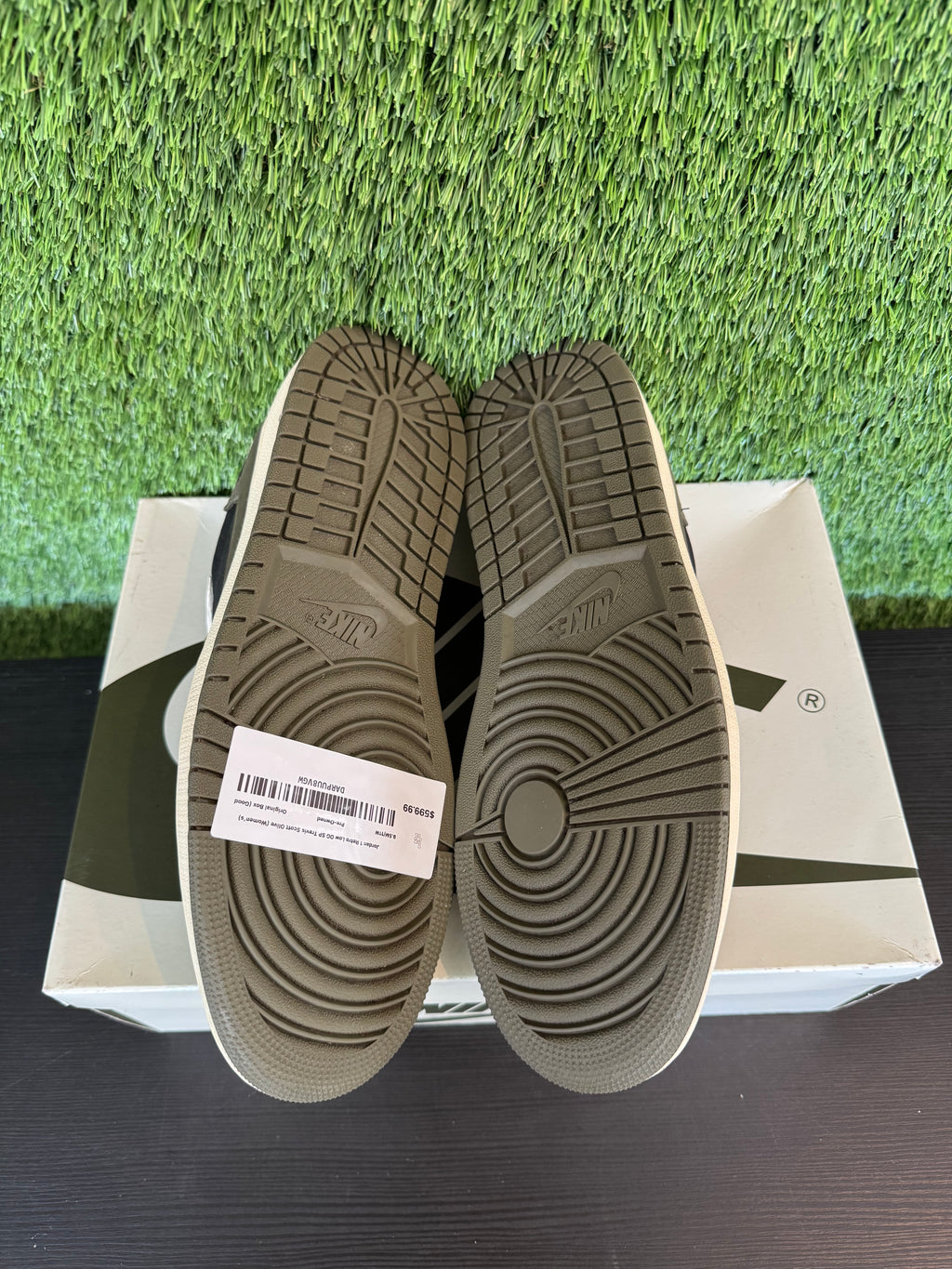Jordan 1 Retro Low OG SP Travis Scott Olive (Women's)