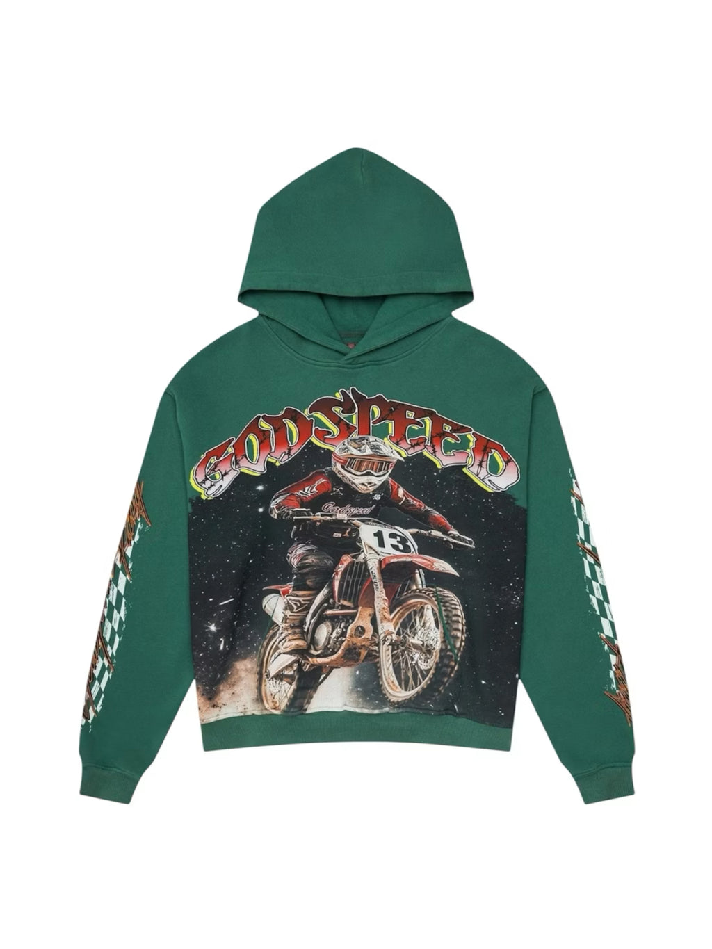 Godspeed Motocross Hoodie Green
