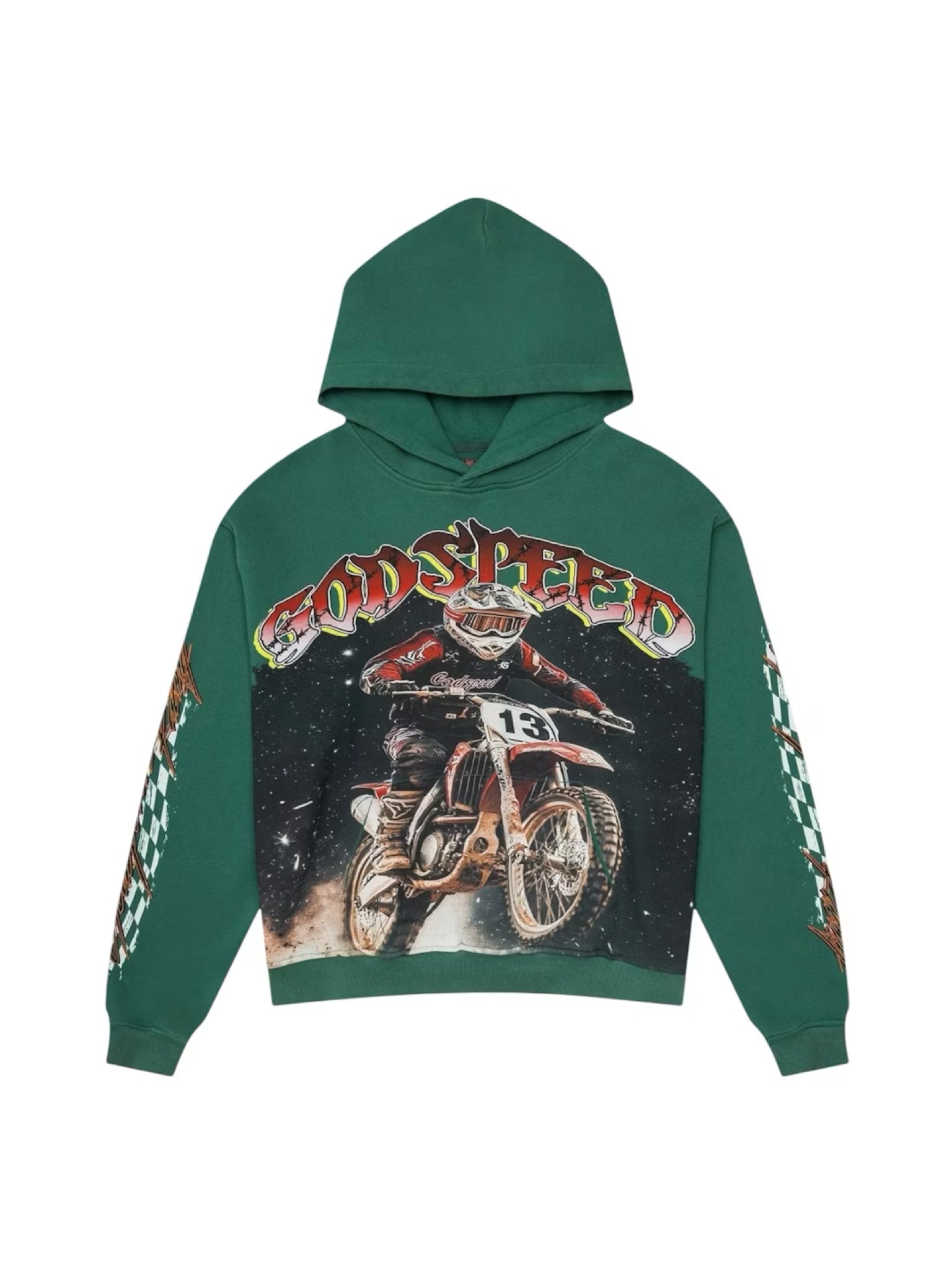 Godspeed Motocross Hoodie Green