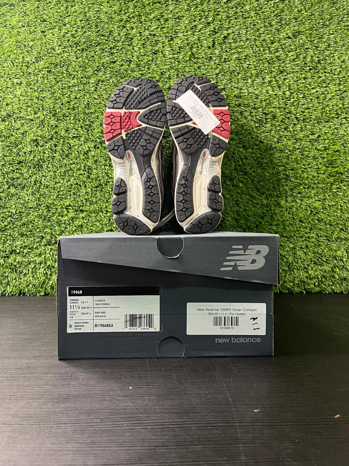 New Balance 1906R Silver Crimson