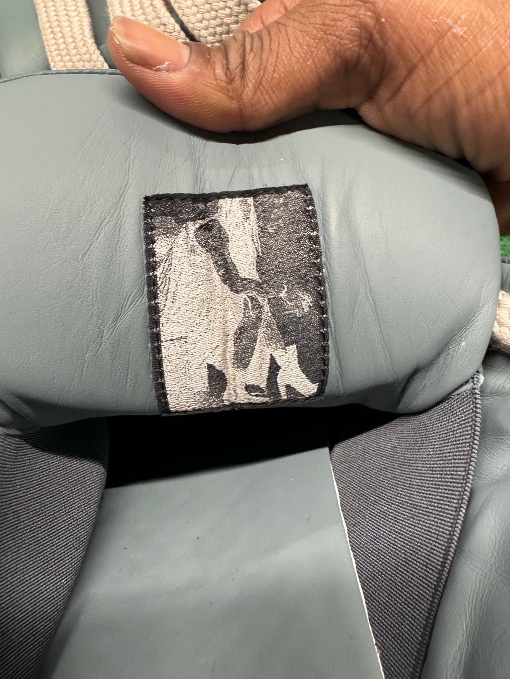 Rick Owen’s Hollywood Jumbo laced low “Mouthwash Milk”