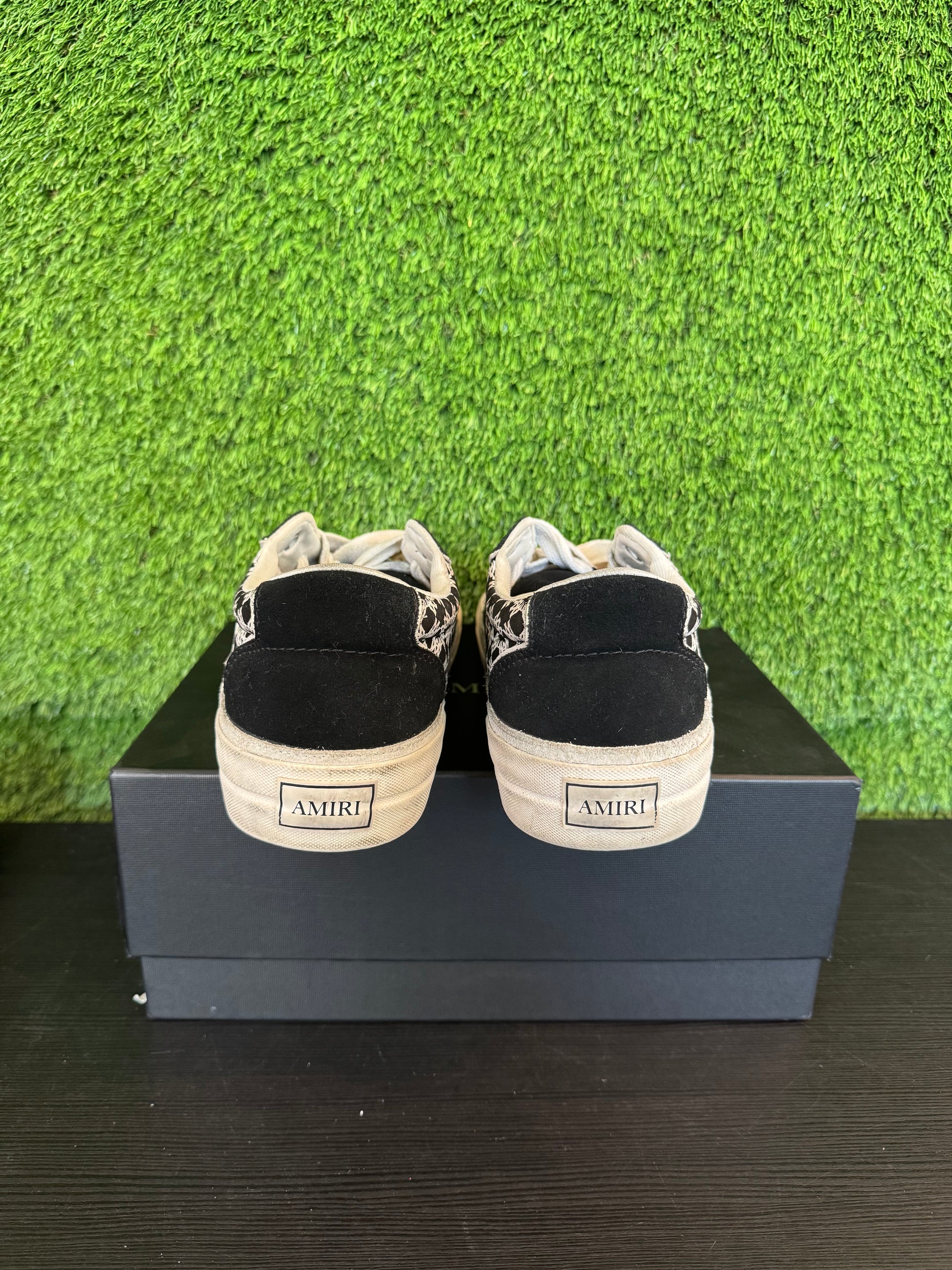 AMIRI Sunset Skate Low Birch Black