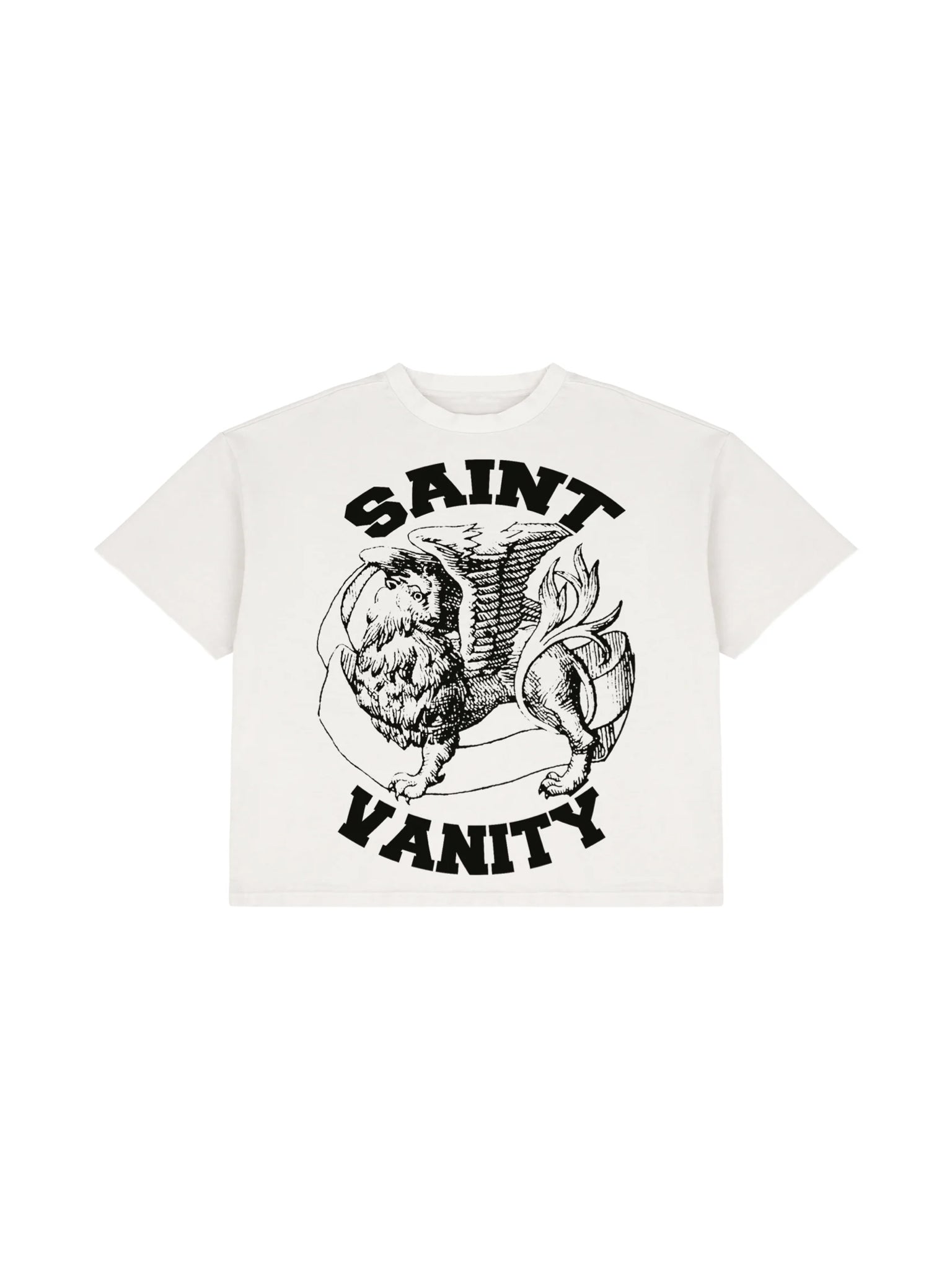 Saint Vanity Griffin Tee White/Black
