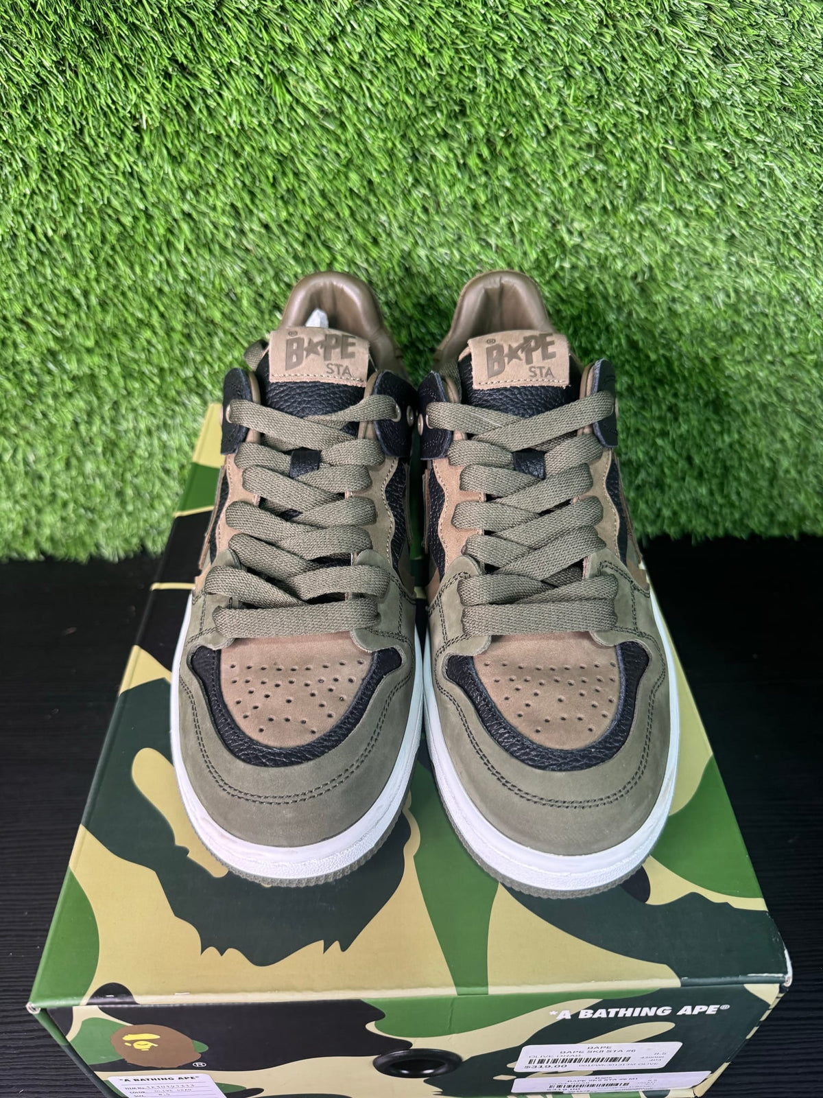 A Bathing Ape Bape SK8 Sta ABC Camo Green (2022)
