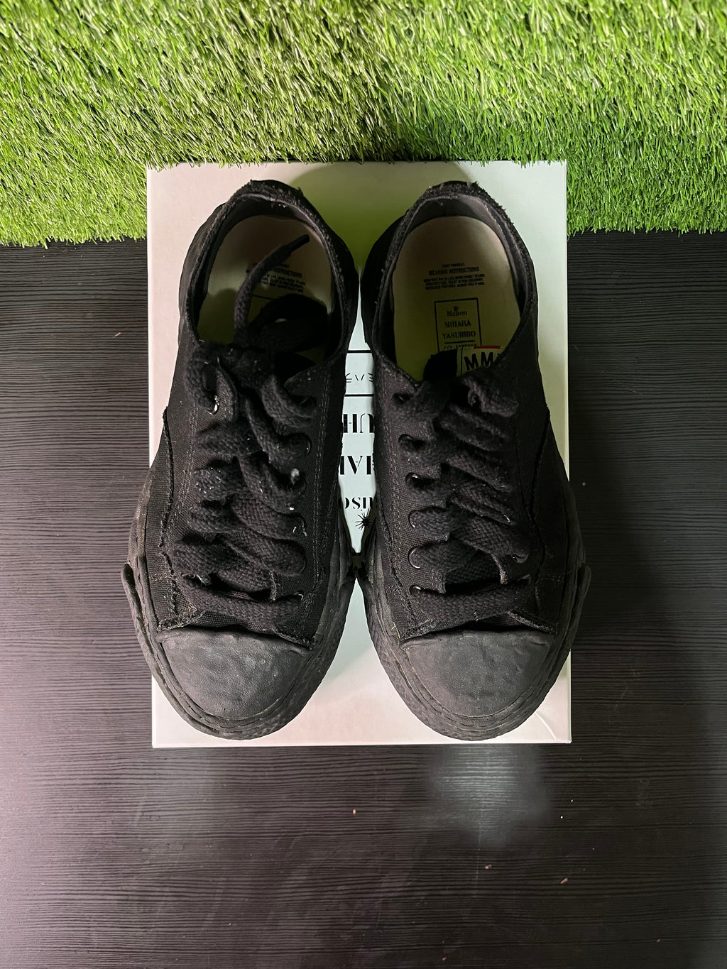 Maison Mihara Yasuhiro Wayne OG Sole Canvas Low Black