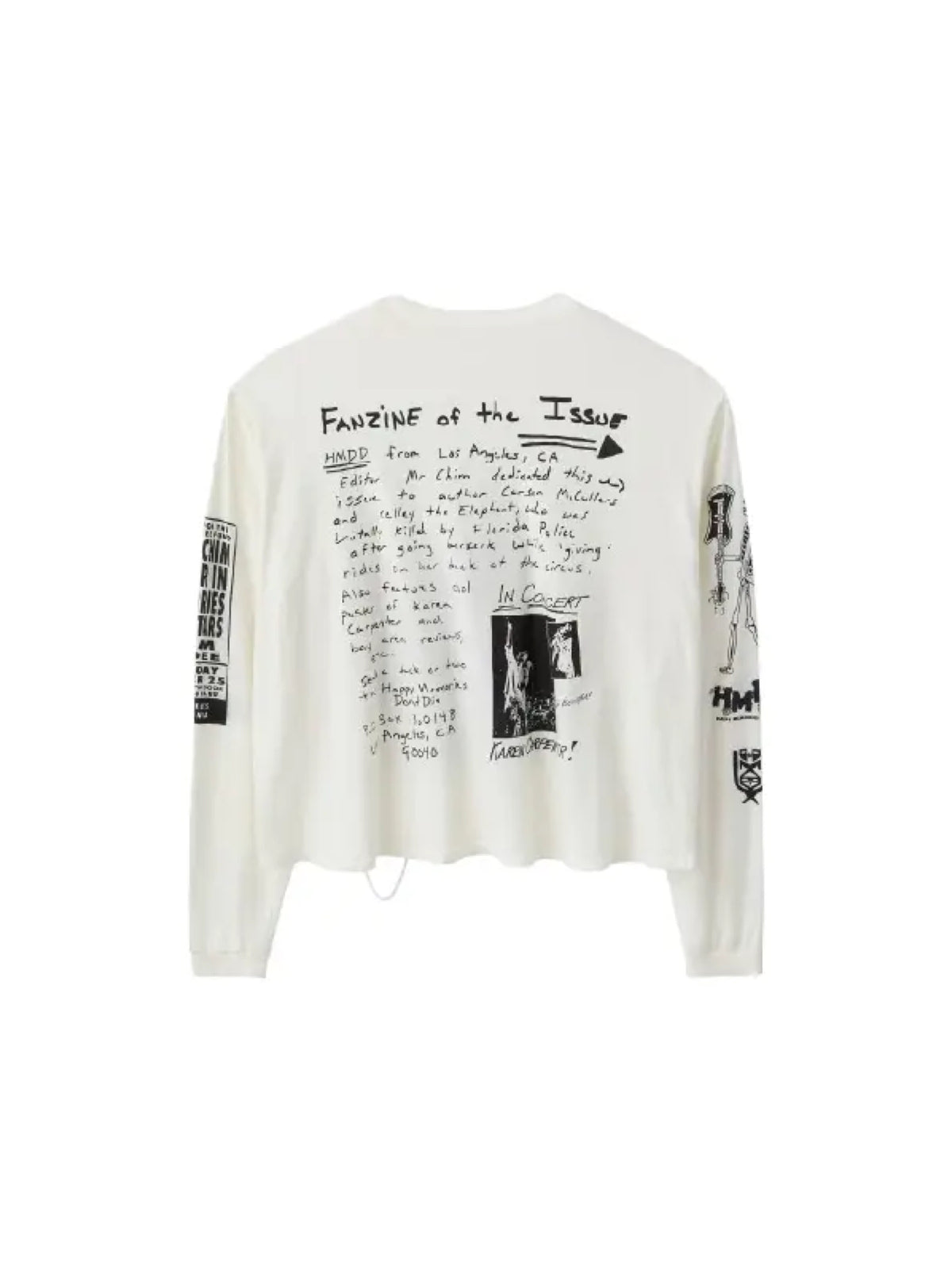 HMDD Fanzine Long Sleeve White