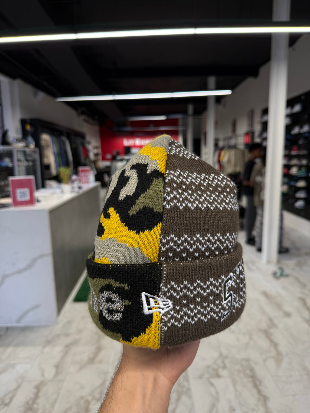 Supreme X New Era Split Beanie