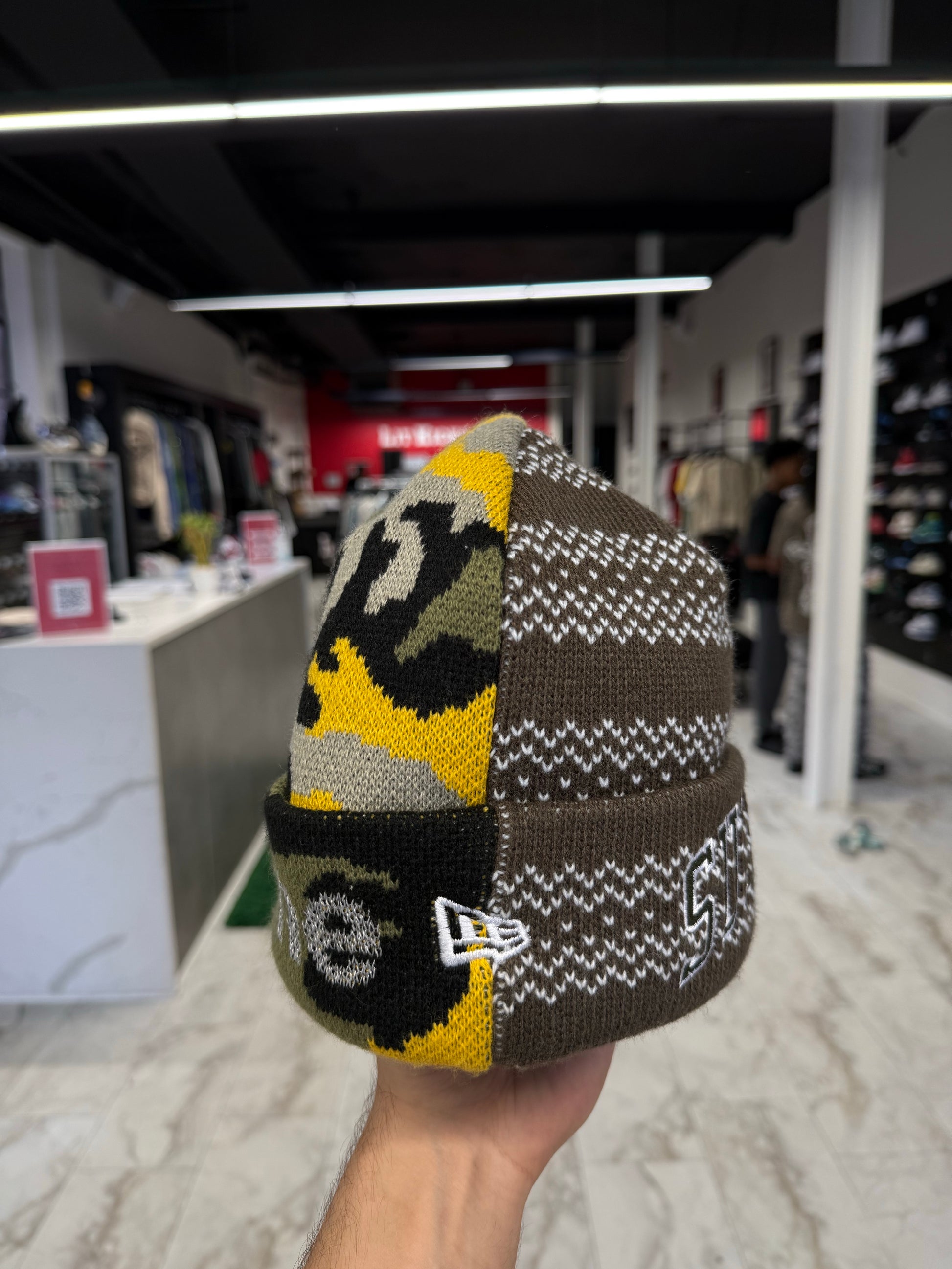 Supreme X New Era Split Beanie