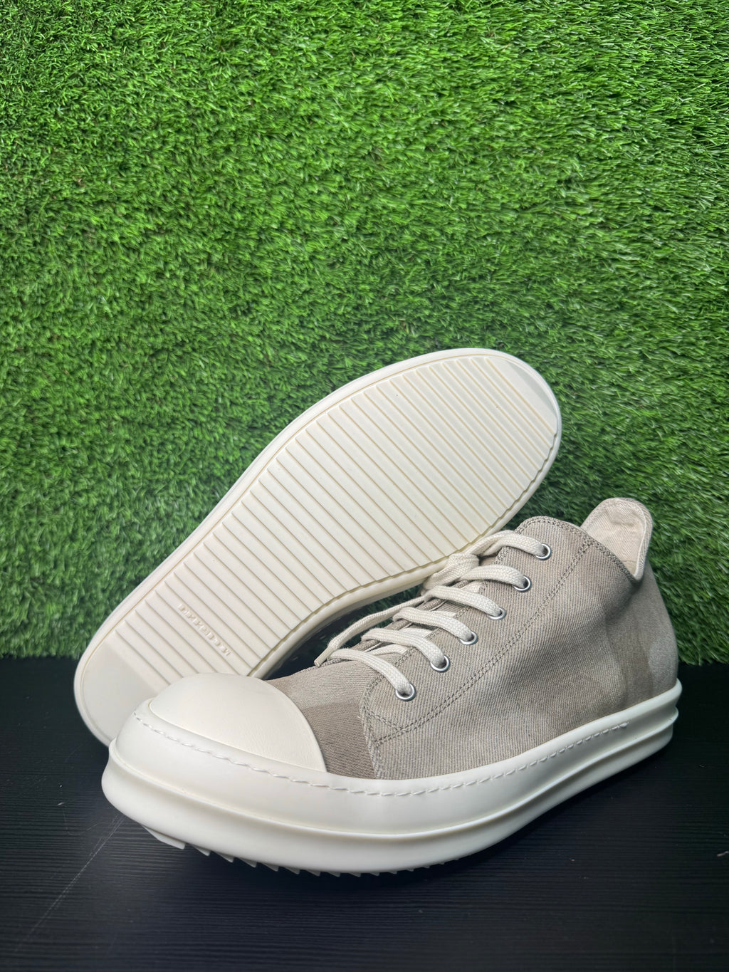 Rick Owens DRKSHDW overdyed denim low