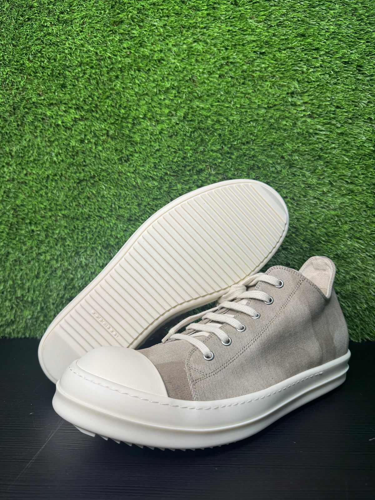 Rick Owens DRKSHDW overdyed denim low