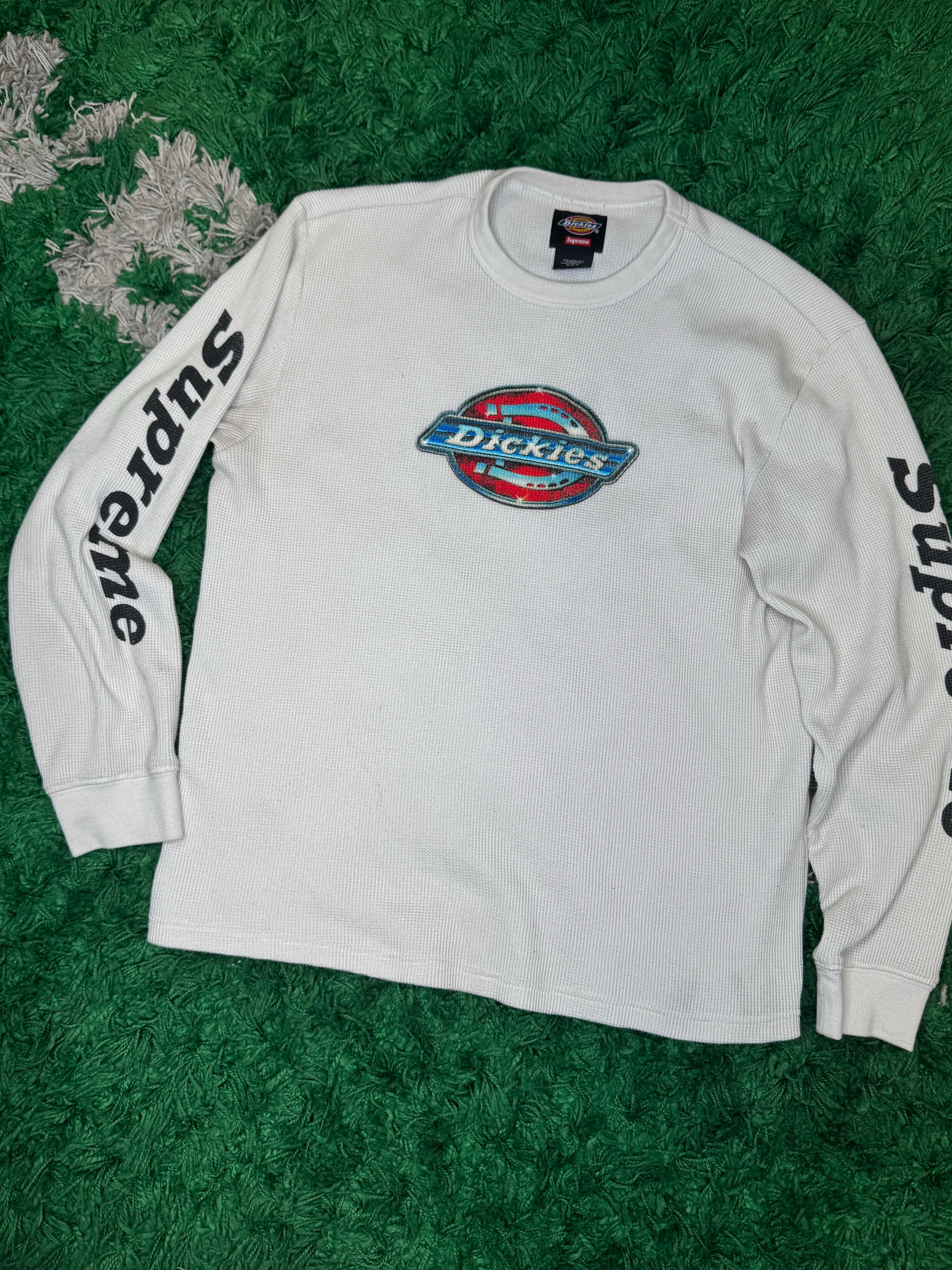 Supreme x dickies beige thermal