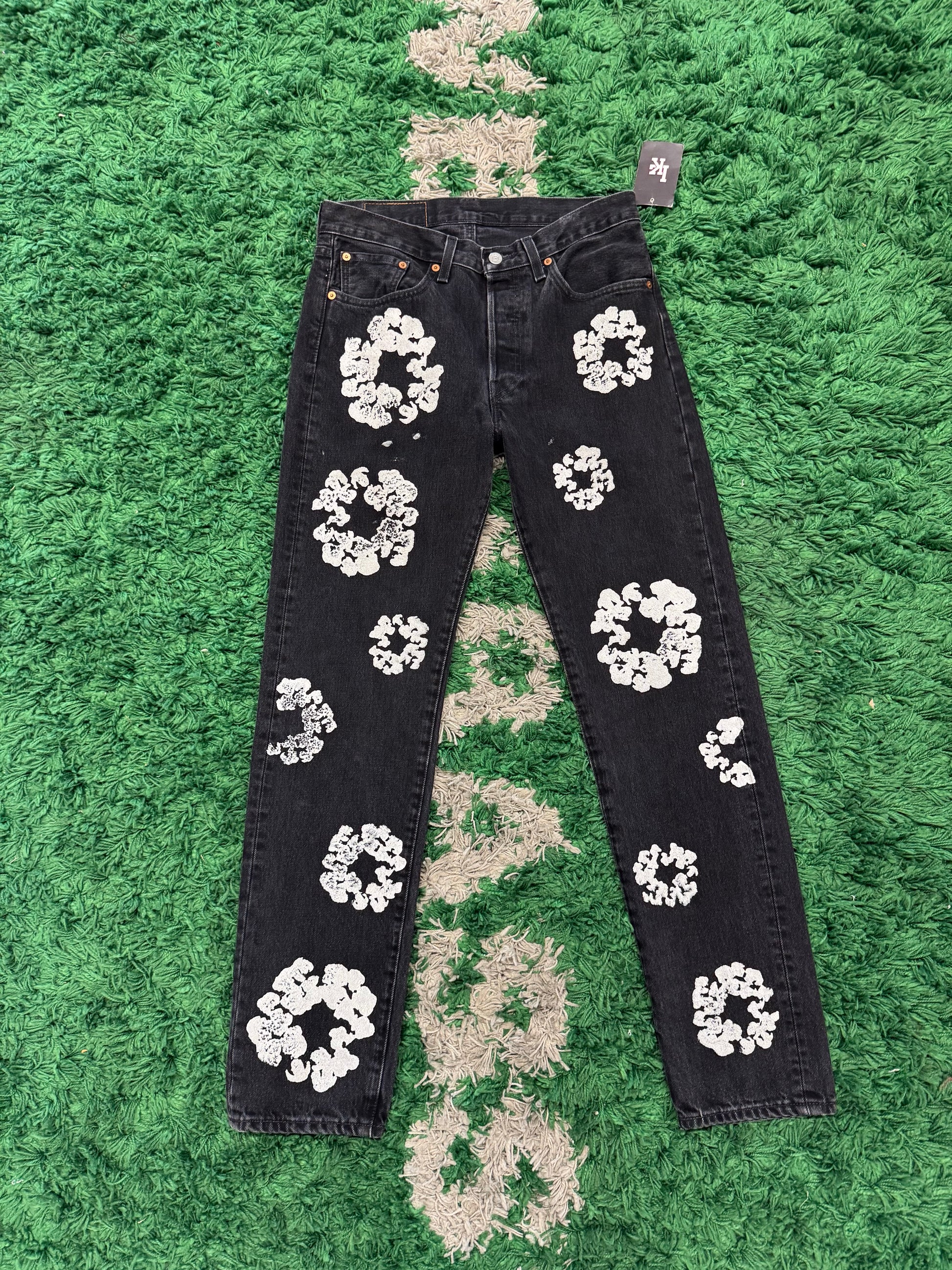 Denim Tears x Levi's Cotton Wreath Jean Blk