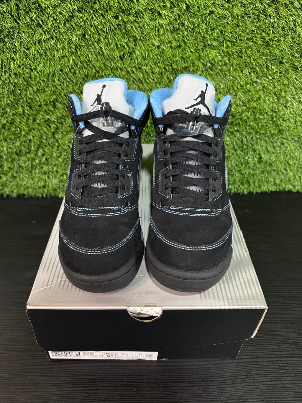 Jordan 5 Retro Black University Blue (2026) (GS)
