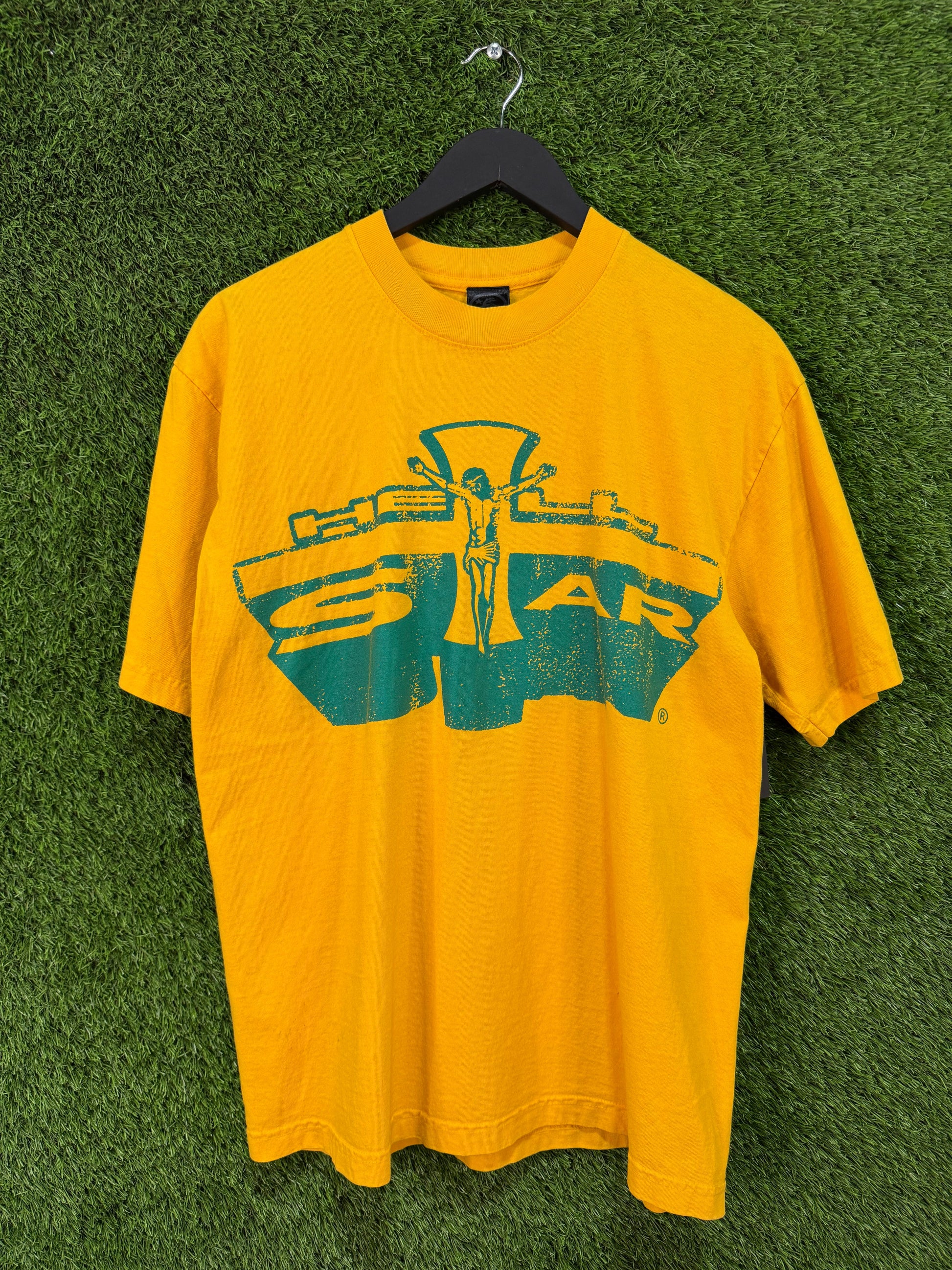 Hellstar Jesus Tee Yellow/Green