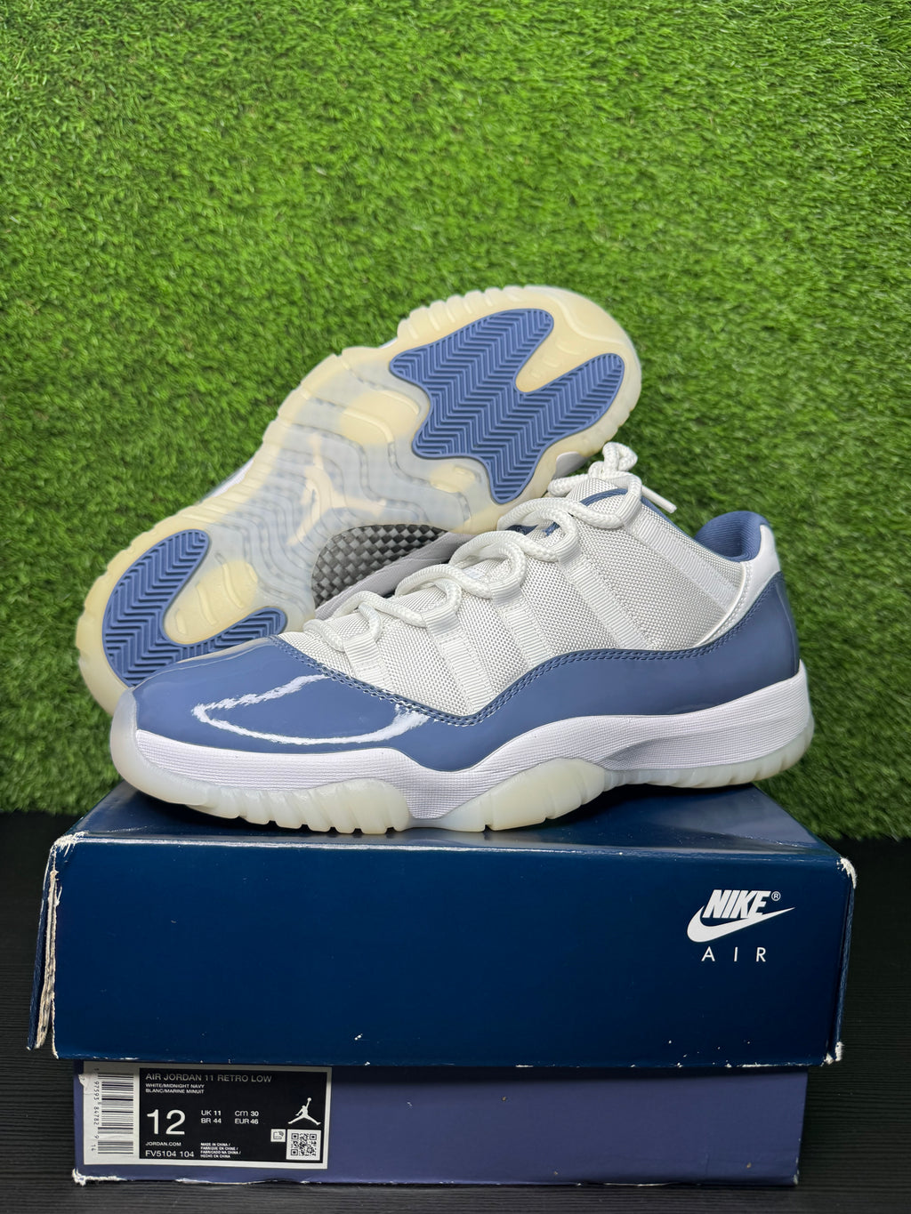 Jordan retro 11 low diffused blie