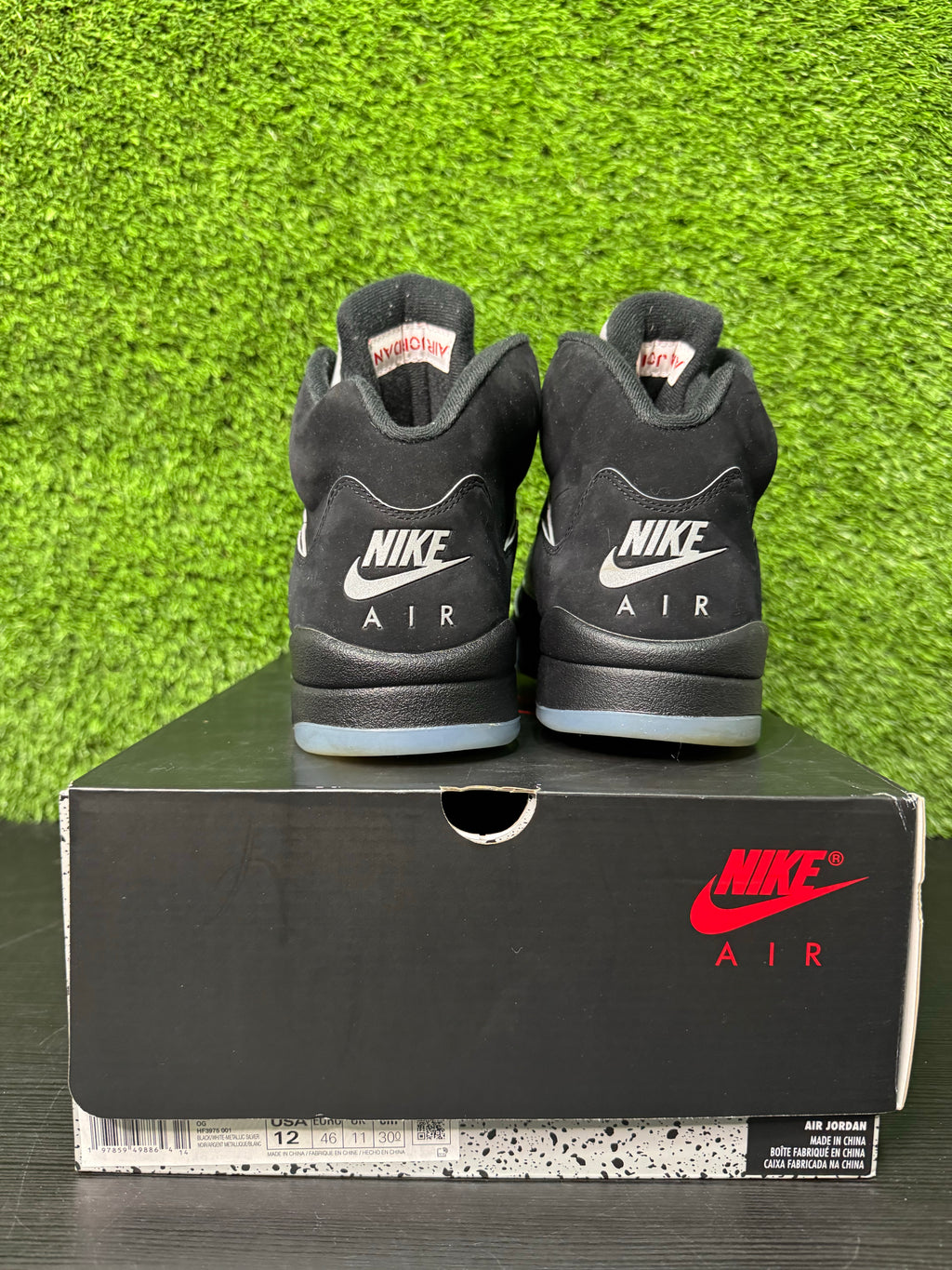 Jordan 5 Retro Black metallic