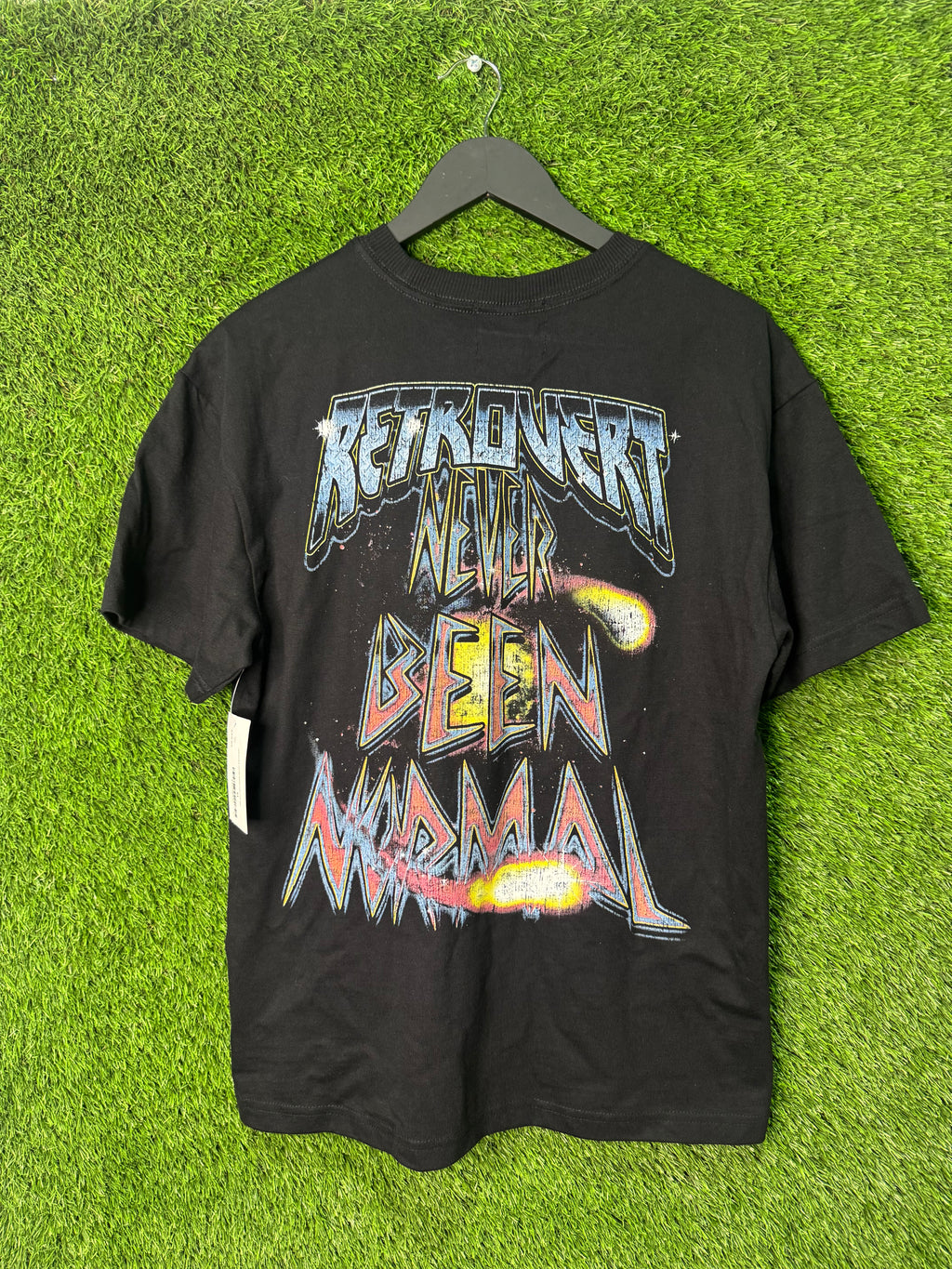 Retrovert never been normal tee (black)