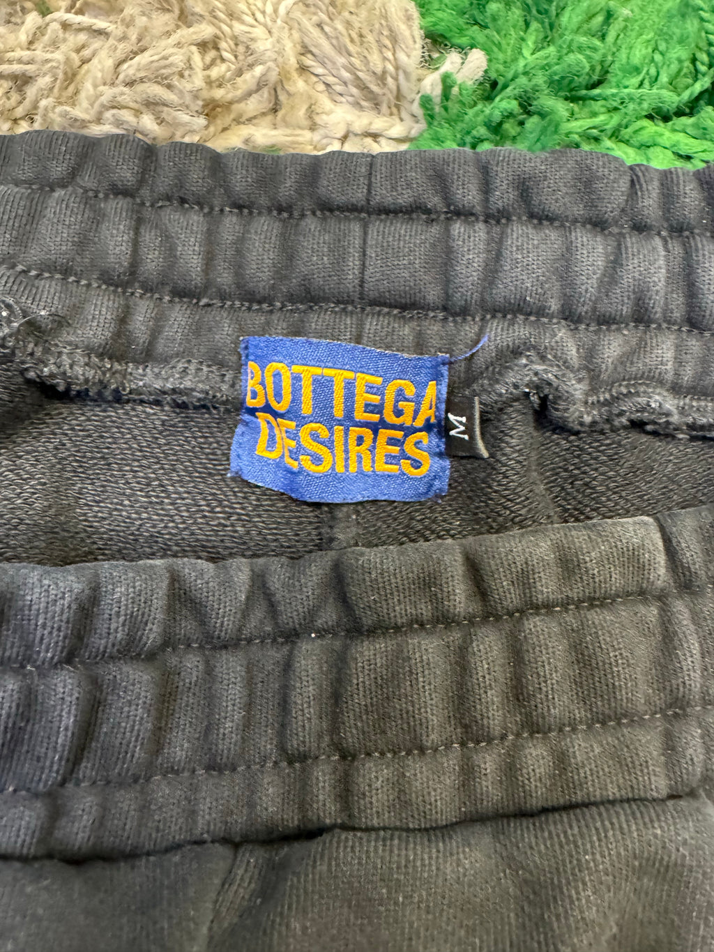 Bottega desires patch sweatpants (black)