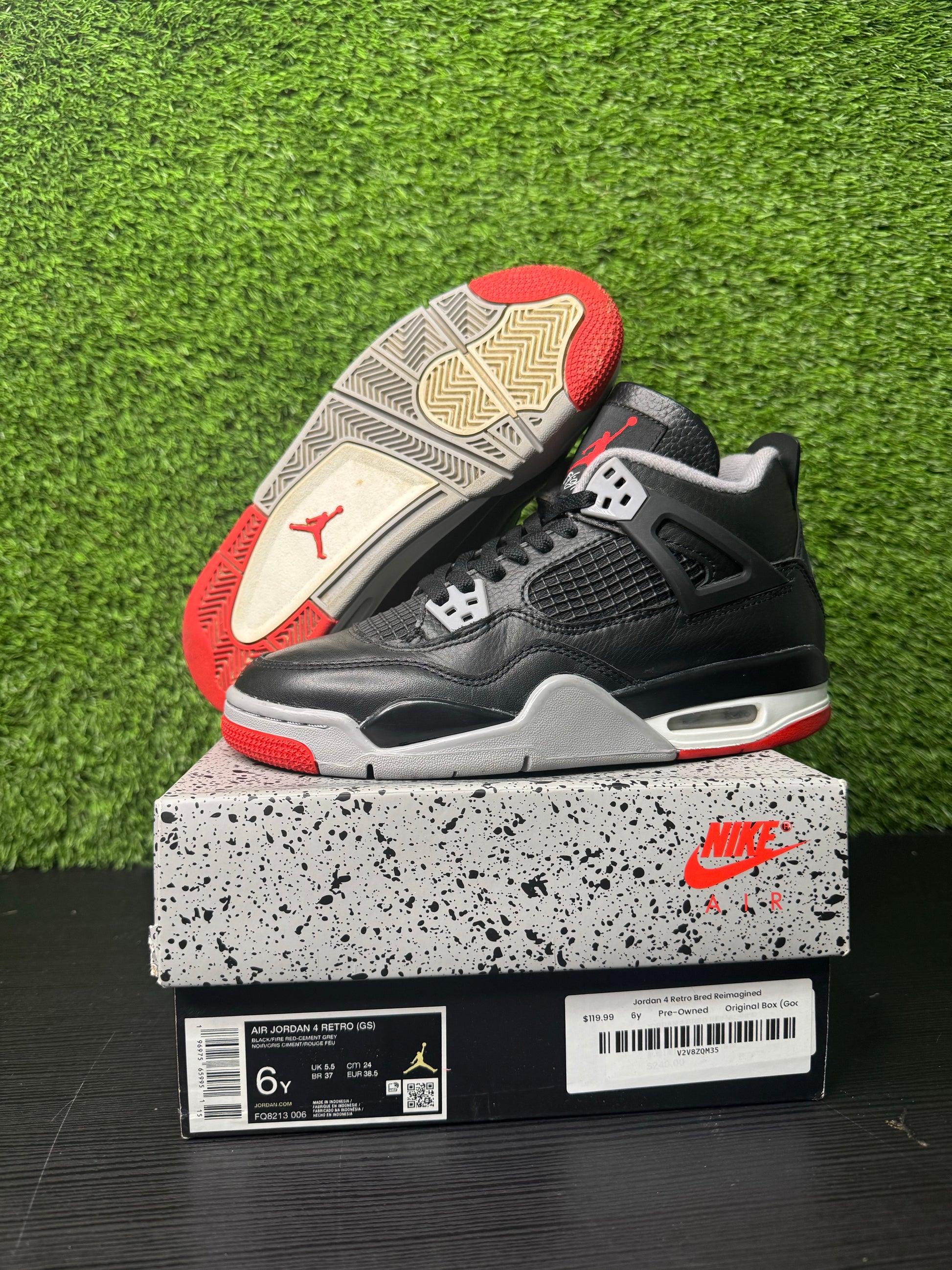 Jordan Retro 4 Bred reimagined