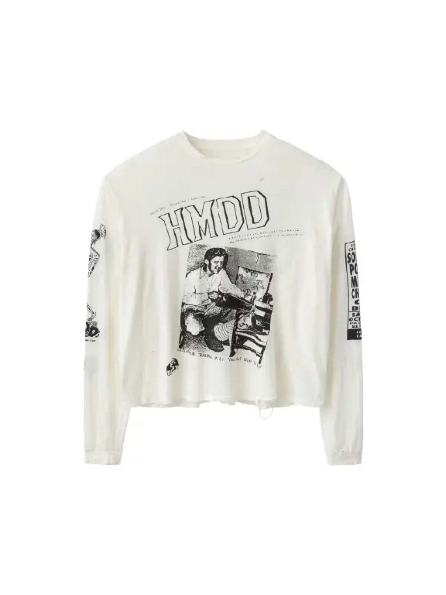HMDD Fanzine Long Sleeve White