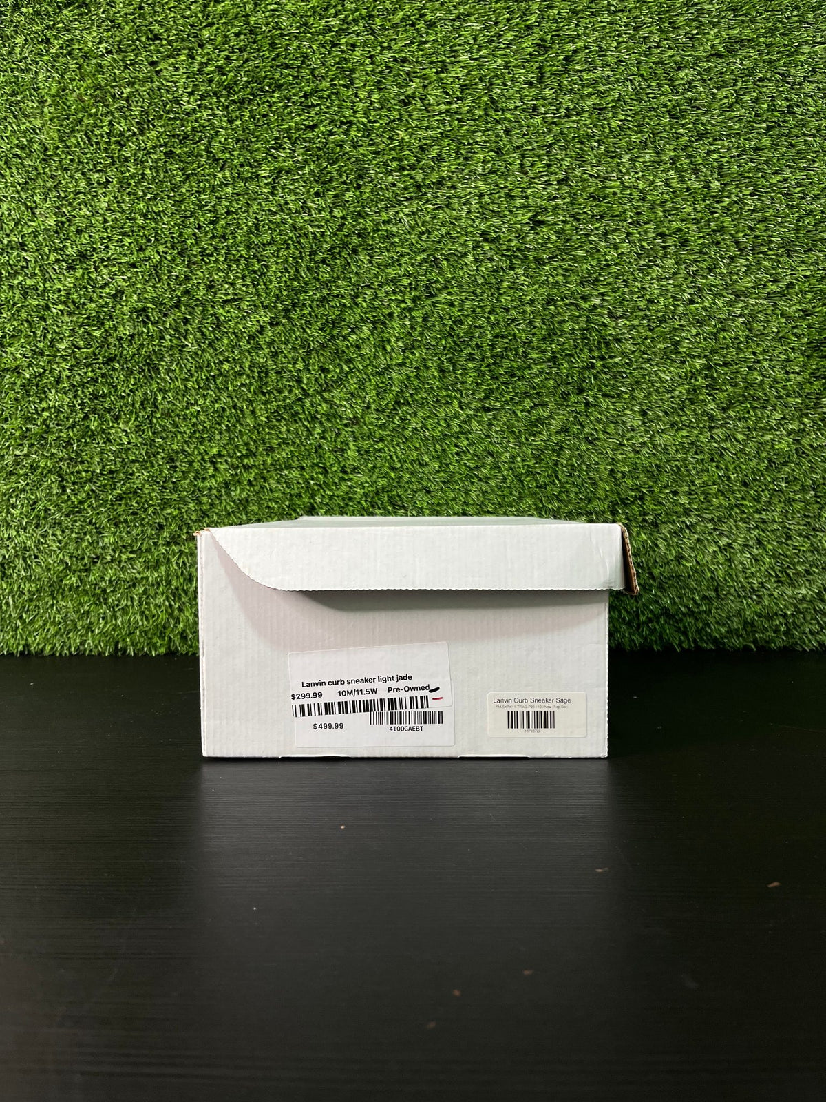Lanvin curb sneaker light jade