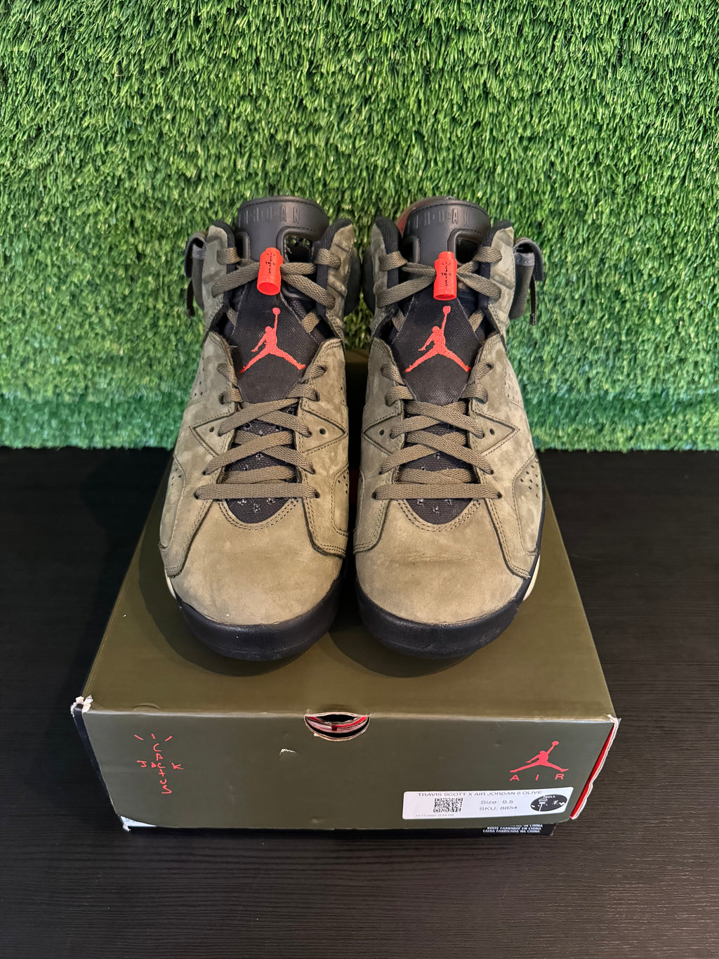 Jordan 6 Retro Travis Scott Olive