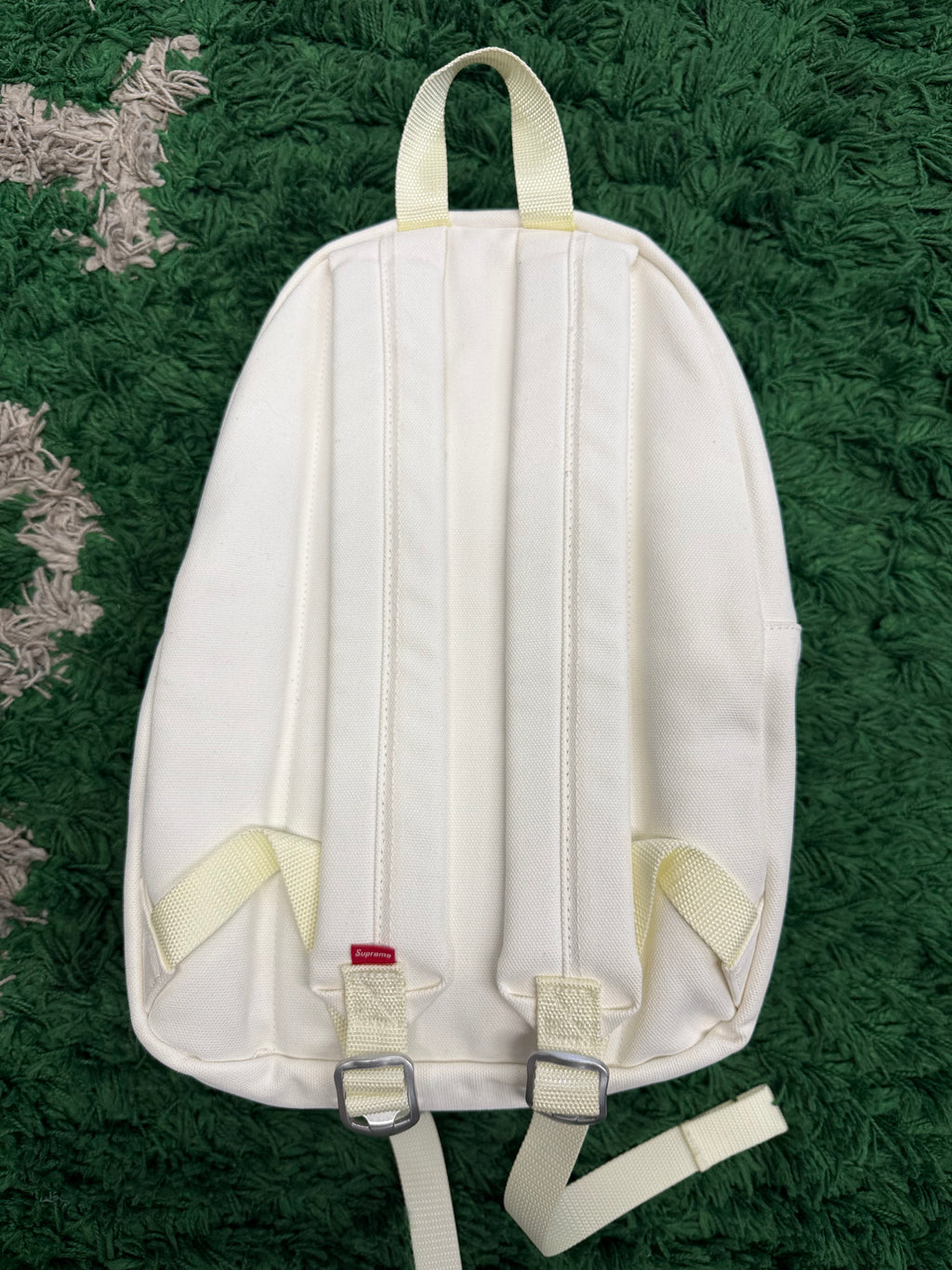 Supreme Canvas Backpack White