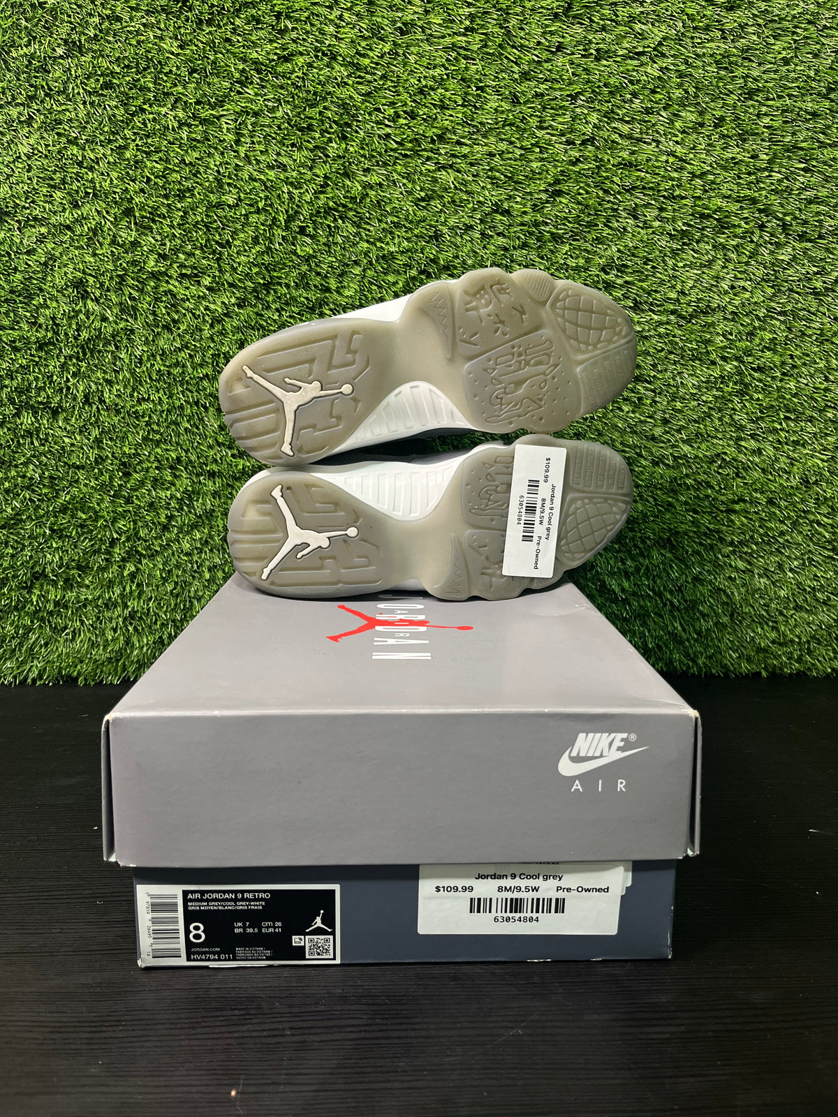 Jordan 9 Cool grey