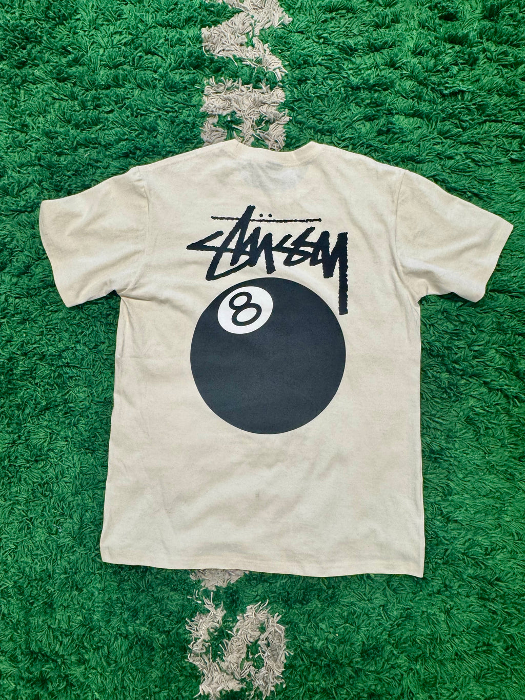 Stussy 8 Ball Pigment Dyed Tee Natural