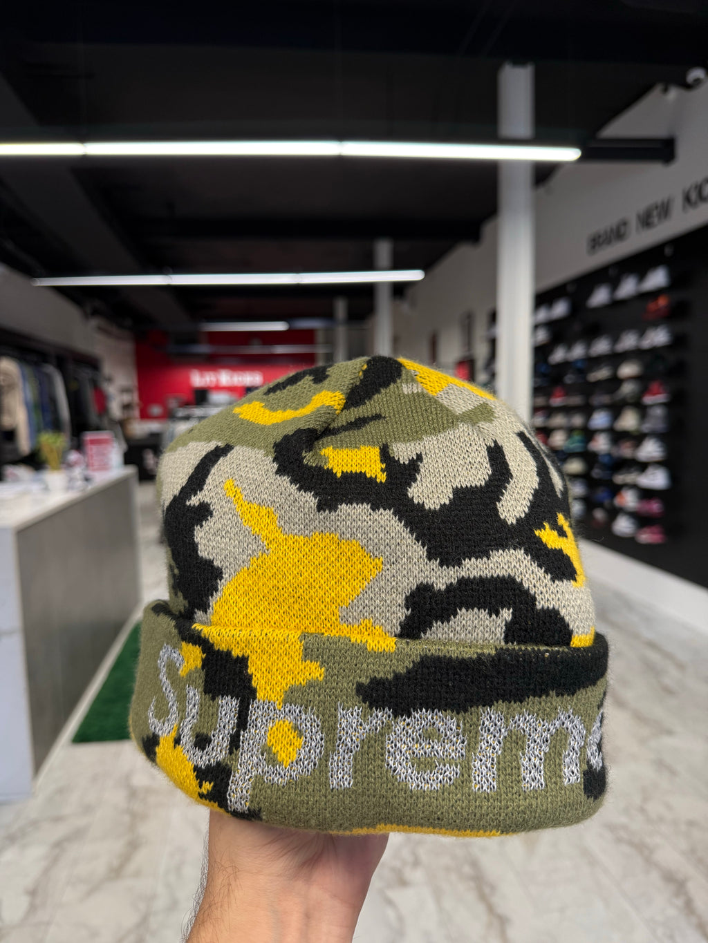 Supreme X New Era Split Beanie