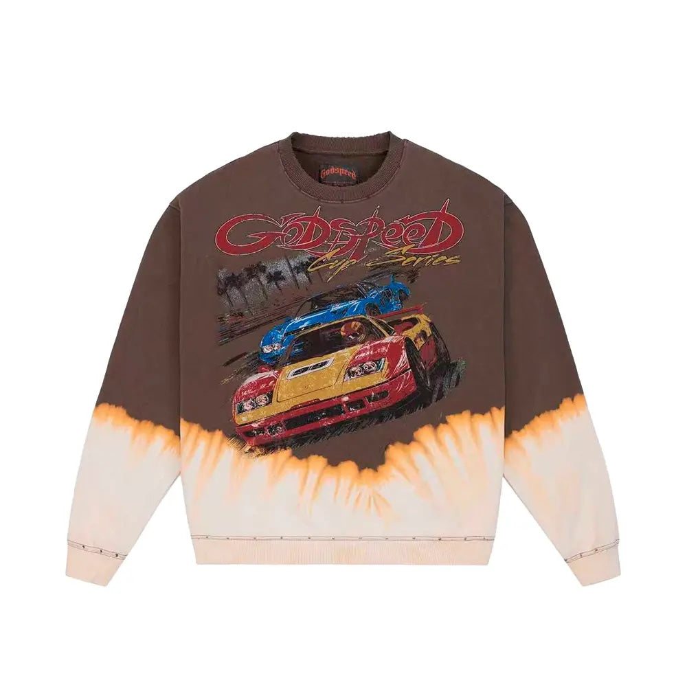 Godspeed F.T.W LS T-shirt Brown Bleached Wash