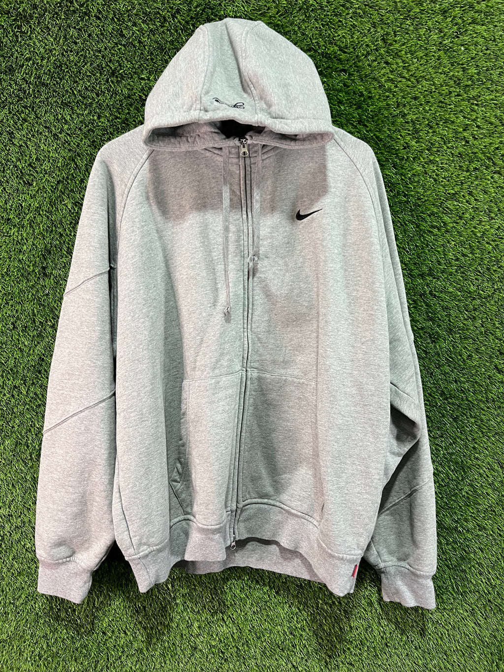 Supreme Nike Zip Up Heather Grey