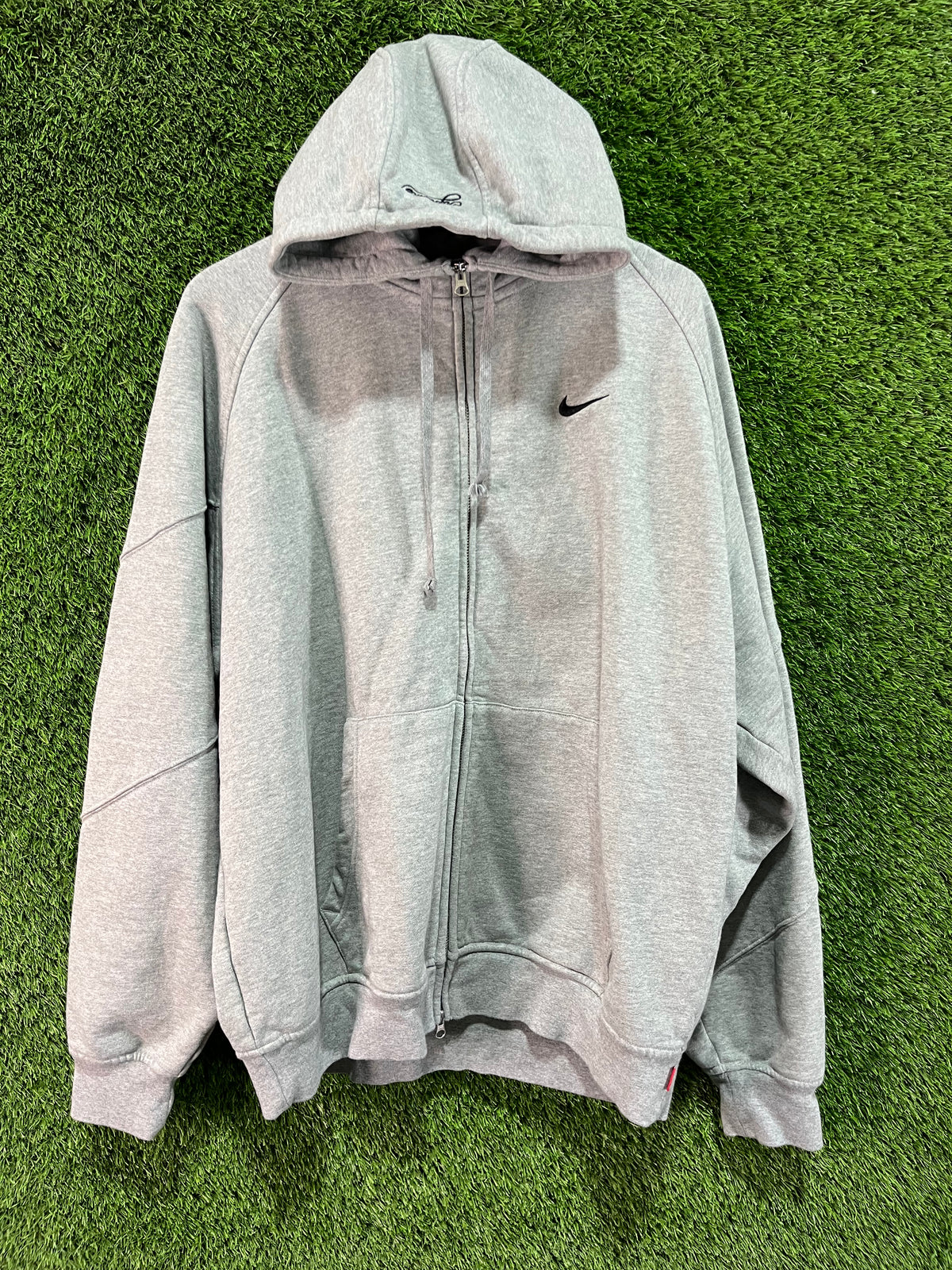 Supreme Nike Zip Up Heather Grey