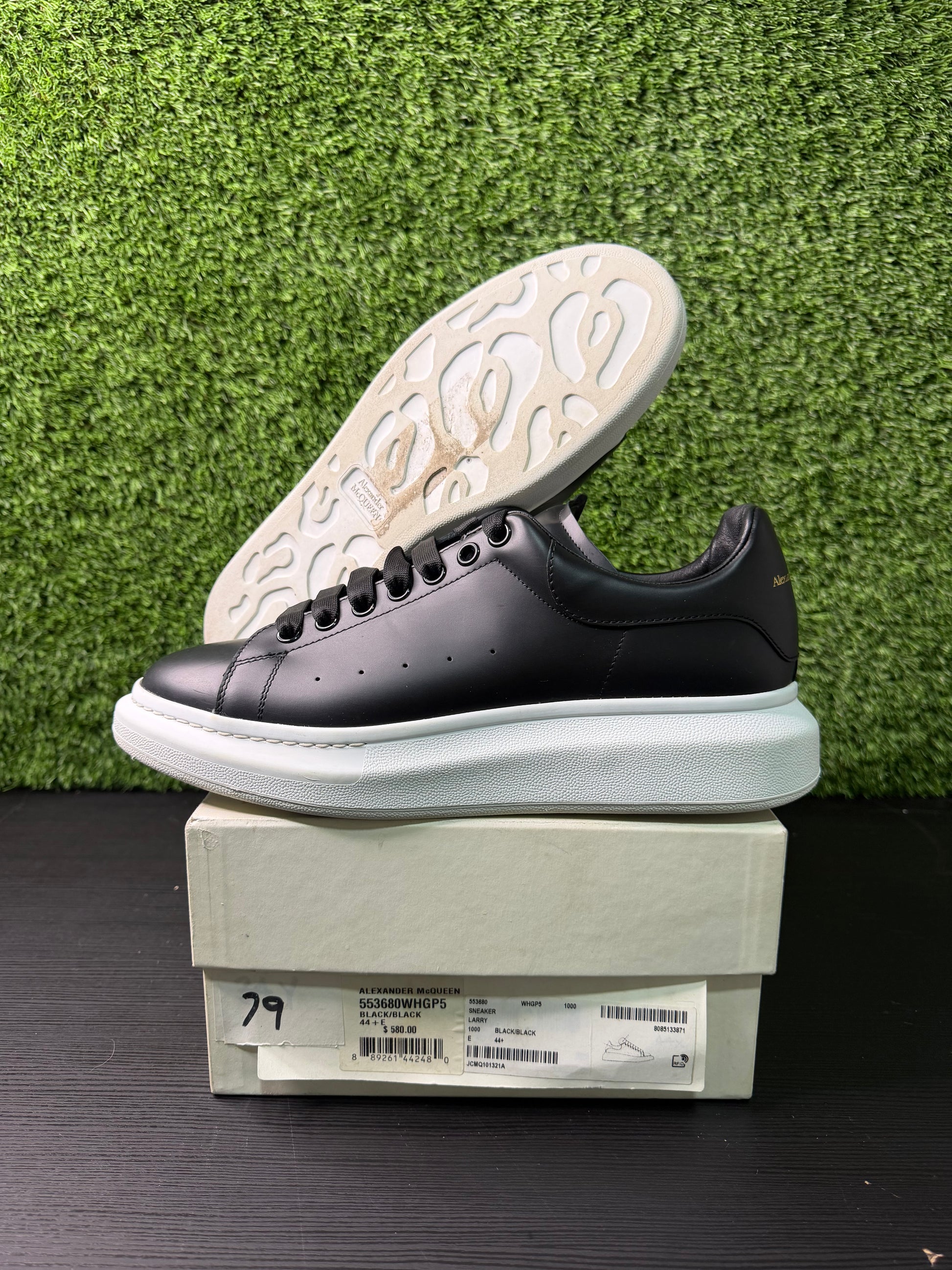Alexander McQueen Oversized Black White Sole