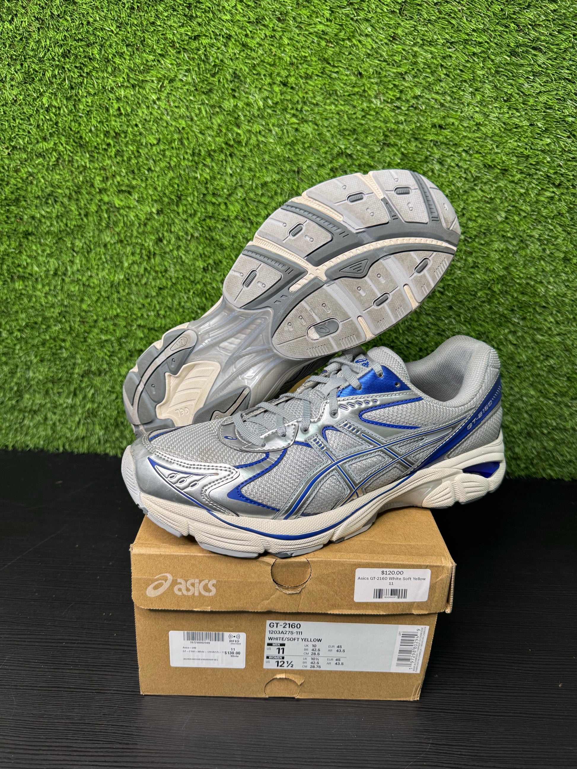 ASICS GT-2160 Piedmont Grey Deep Marine