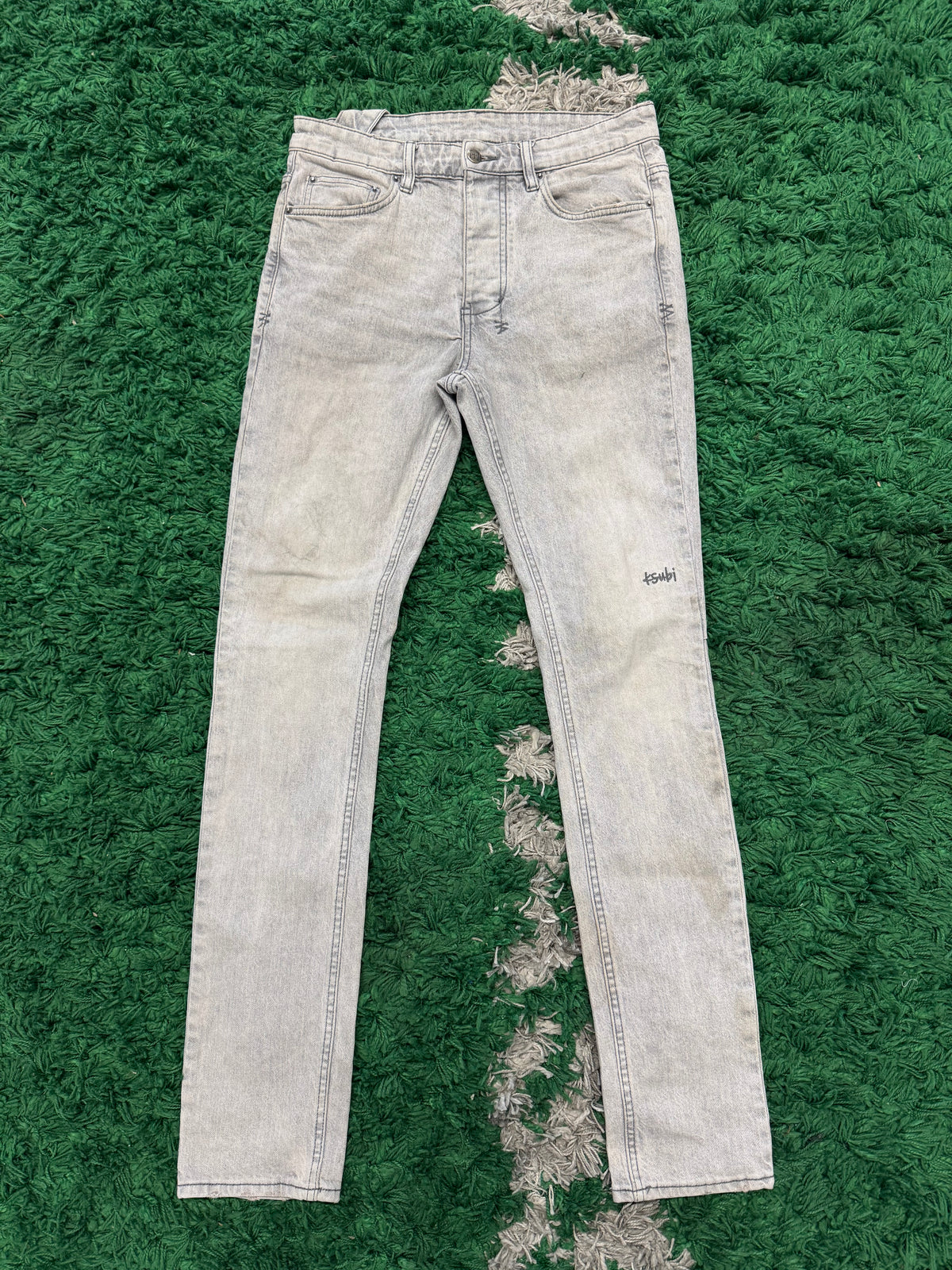Ksubi Stone Wash Denim Grey